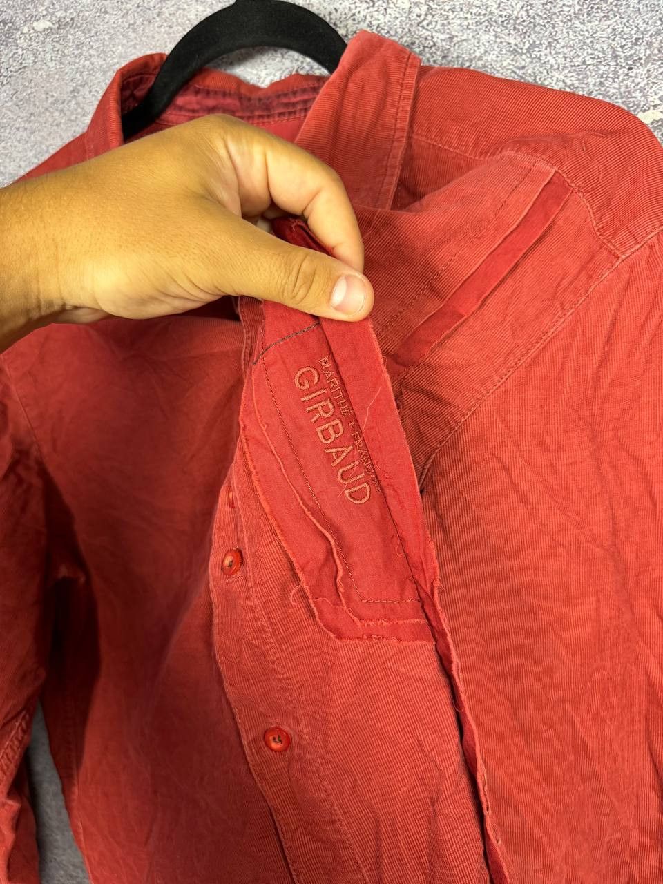 Vintage LE JEAN DE MARITHE + FRANCOIS GIRBAUD VELURE SHIRT Size US M / EU 48-50 / 2 - 10 Thumbnail