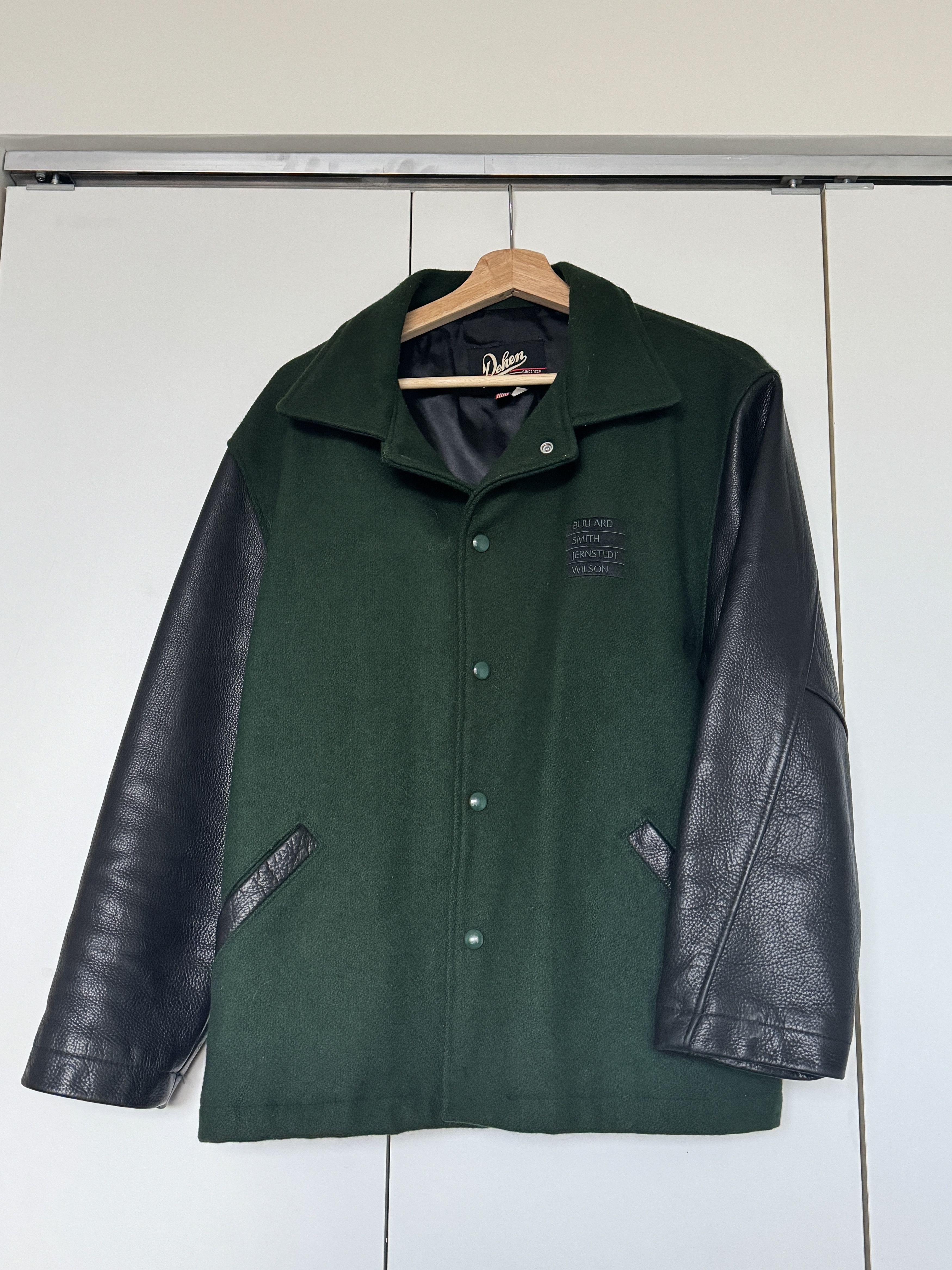 Dehen 1920 Dehen Leather Varsity Jacket Size US M / EU 48-50 / 2 - 1 Thumbnail