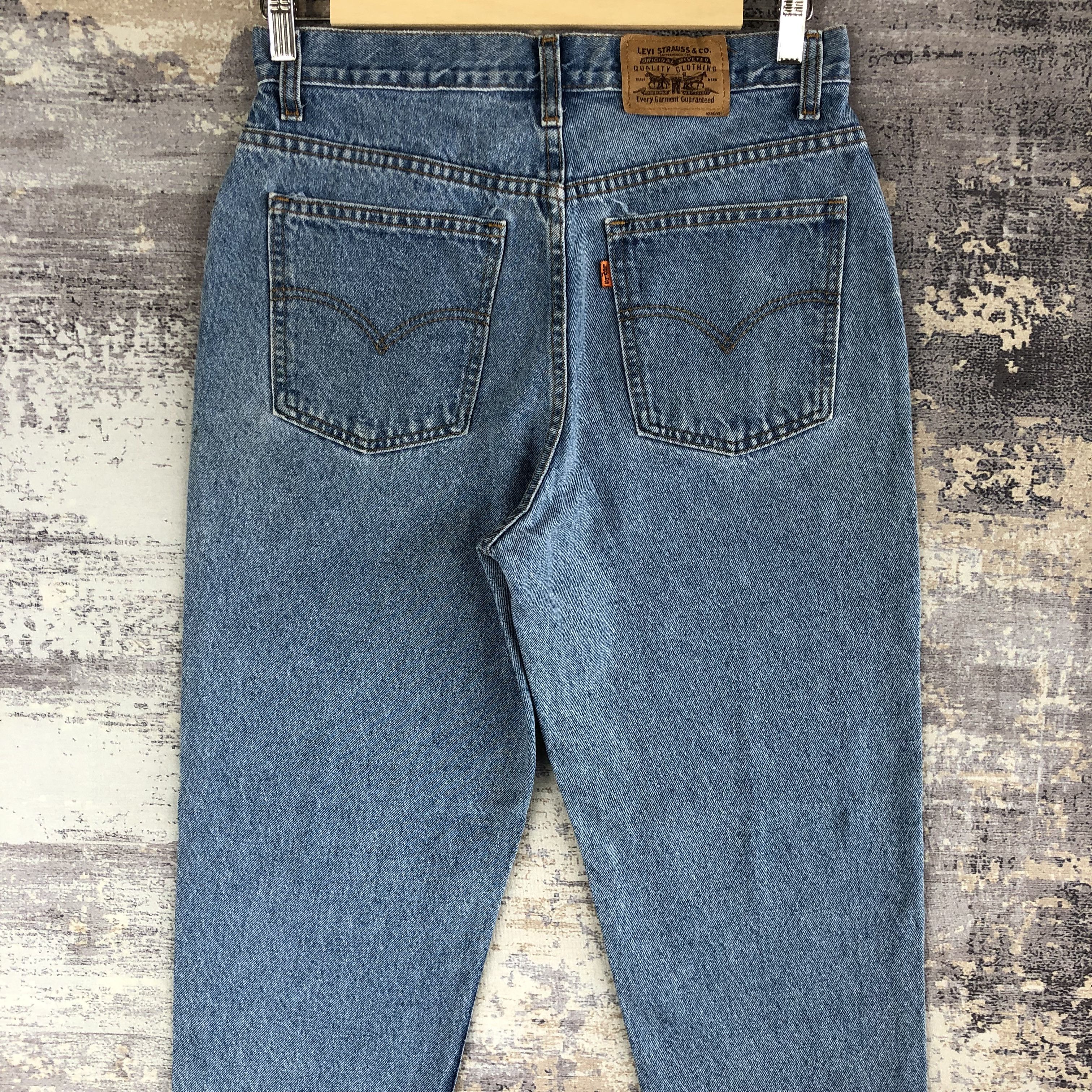 Levi's Vintage 90s Levis 622 Orange Tab Jeans Levi's Faded Denim Size US 30 / EU 46 - 4 Thumbnail