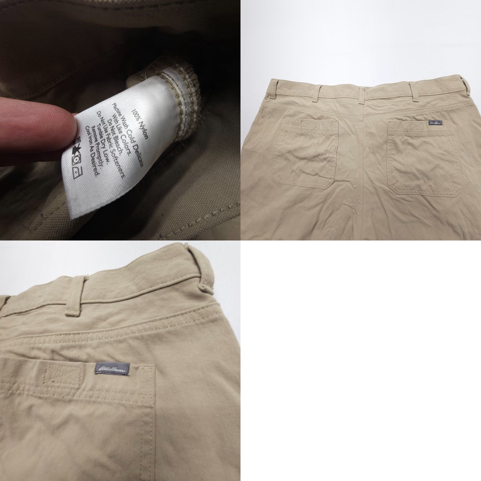 Eddie Bauer Eddie Bauer Travex Pants Mens 40 x 32 Khaki Canvas Workwear Chino Size US 40 / EU 56 - 8 Thumbnail