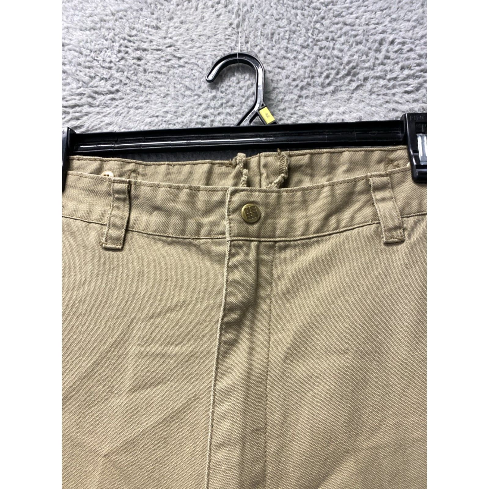Vintage Columbia Heavy Duty Work Pants Men’s 42x32 Tan Well Made /0495 Size US 42 / EU 58 - 5 Thumbnail