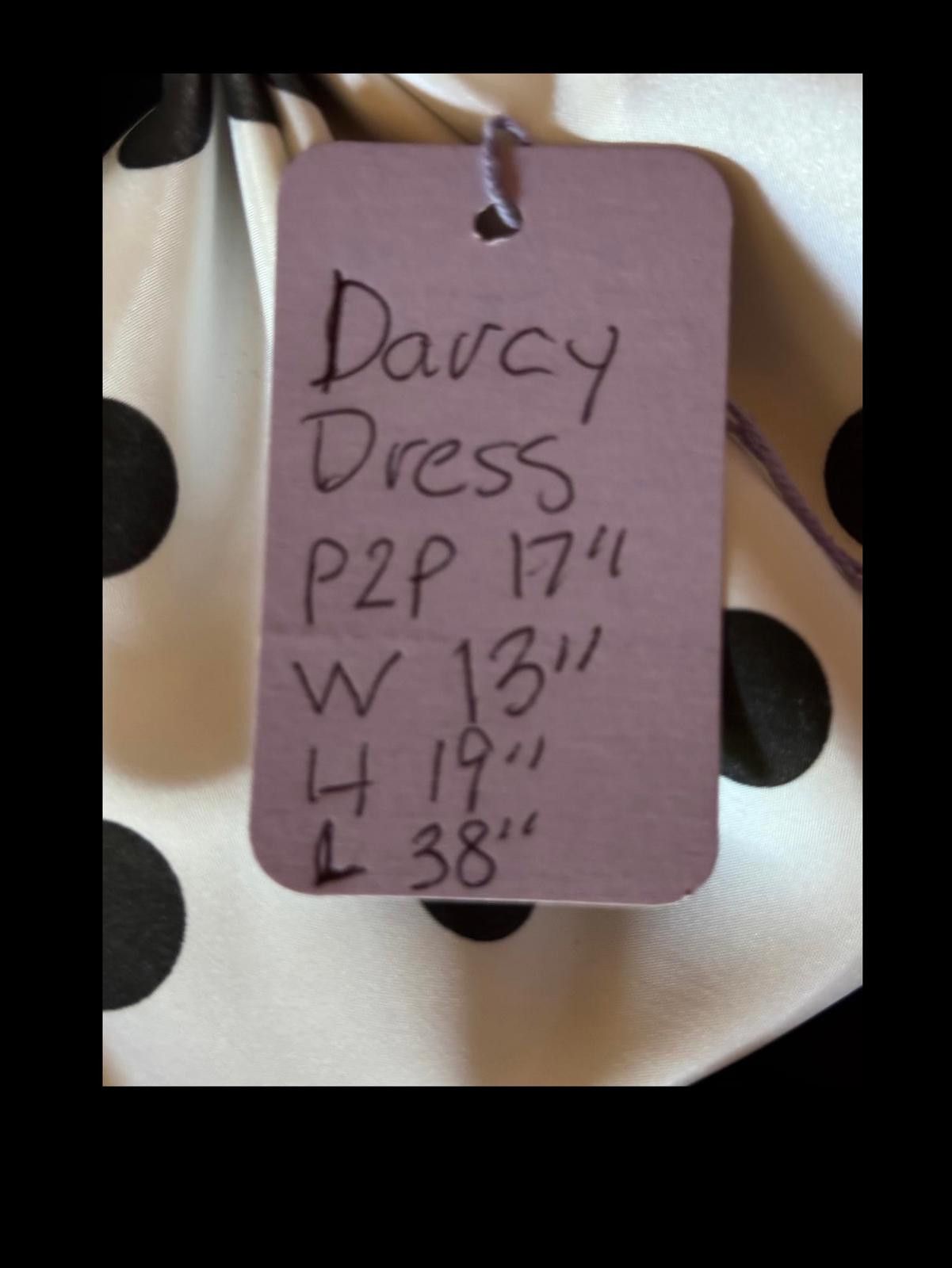 Darc Sport Vintage Black White Polka Dot Dress by Huey Waltzer Darcy Size XS / US 0-2 / IT 36-38 - 7 Thumbnail