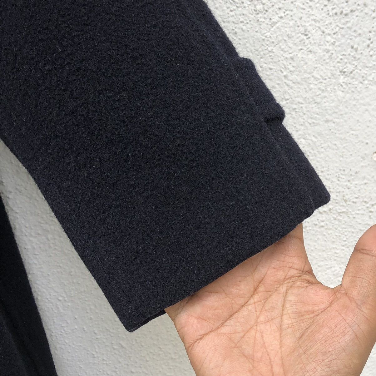 Vintage Comme des Garcons Wool Duffle Navy Blue Coat