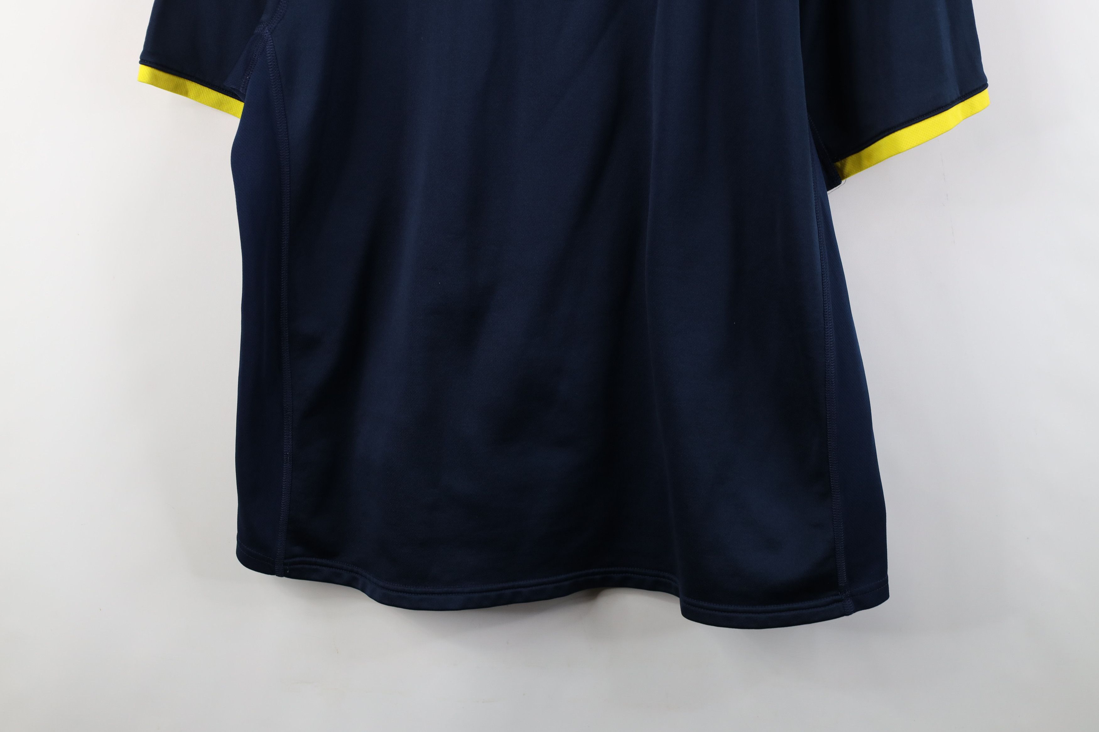 Adidas Adidas University of Michigan Football Half Zip Jacket Shirt Size US XL / EU 56 / 4 - 15 Thumbnail