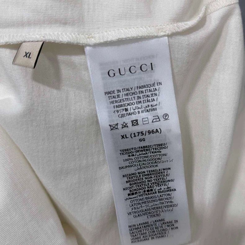 Gucci Gucci Decorated with interlocking white short sleeves Size US XL / EU 56 / 4 - 6 Thumbnail