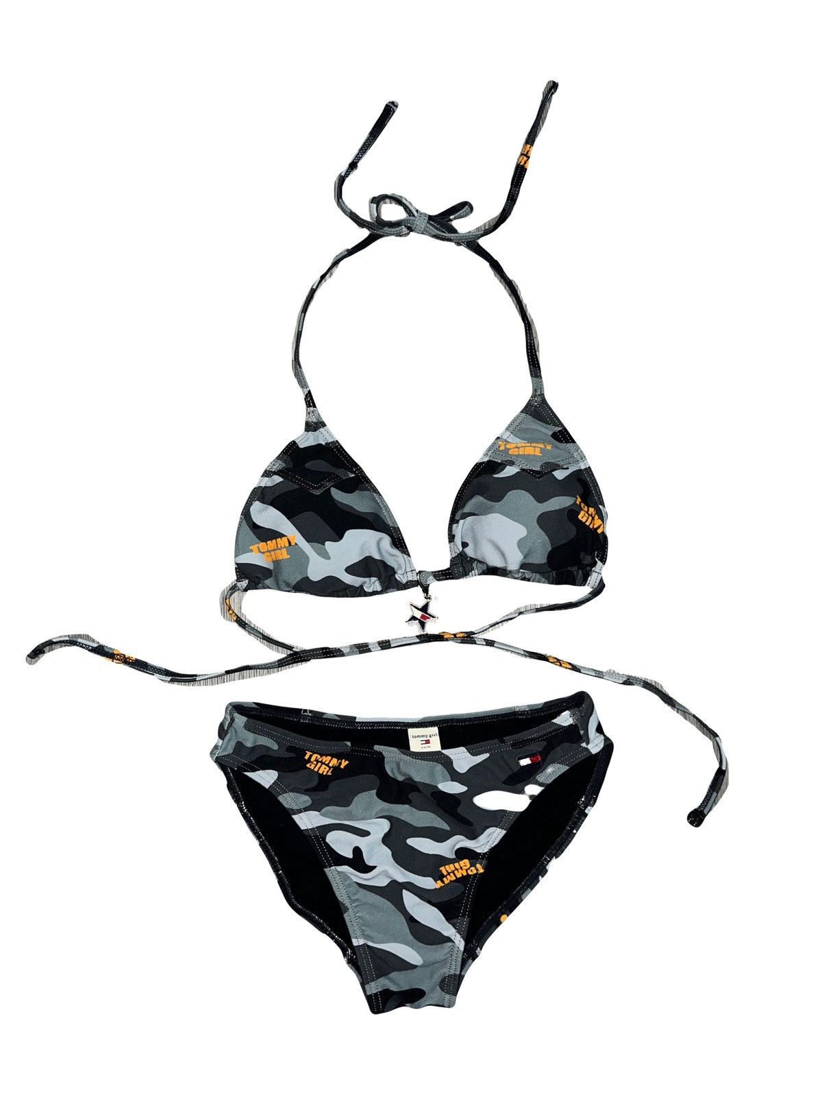 Tommy Hilfiger Vintage Tommy Hilfiger camo swim set 🖤 Size S / US 4 / IT 40 - 1 Thumbnail