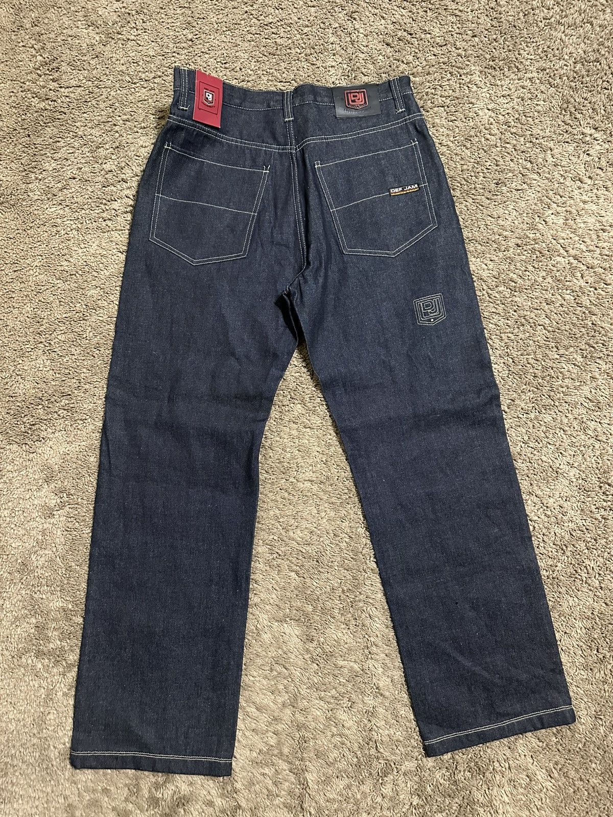 Nike Vintage Def Jam University “triple denim” pants 34x33 Size US 34 / EU 50 - 1 Thumbnail