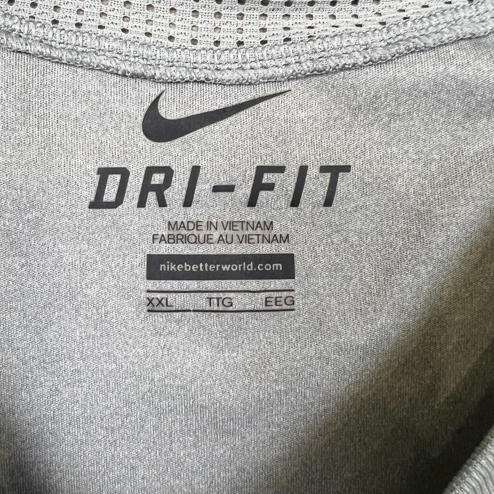 Nike × Vintage Nike Sports T Shirt Dri Fit Swoosh Athletic Short Sleeve Tee Size US XXL / EU 58 / 5 - 6 Thumbnail