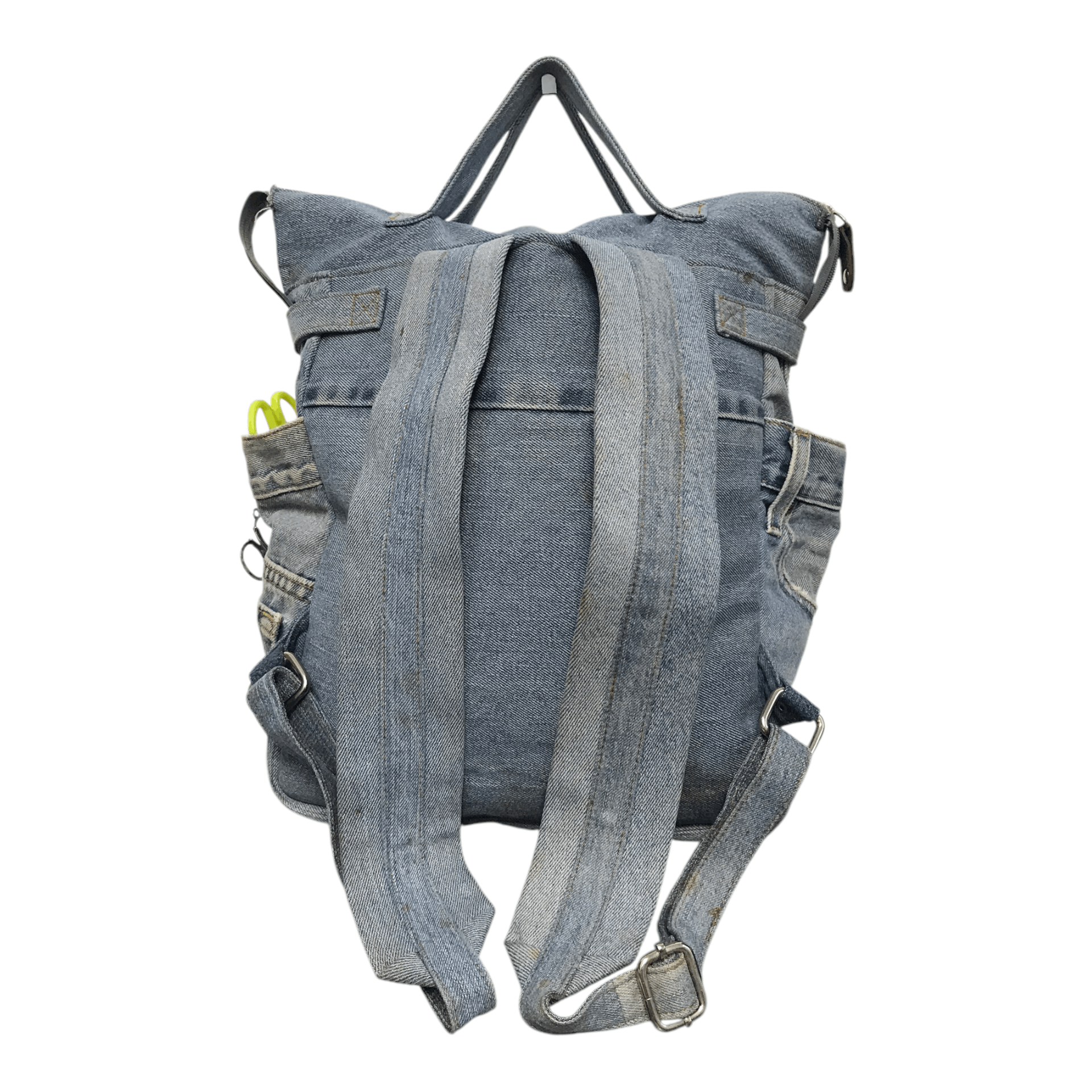 Hysteric Glamour × Japanese Brand × Seditionaries Denim rare Custom Bagpack Size ONE SIZE - 3 Thumbnail