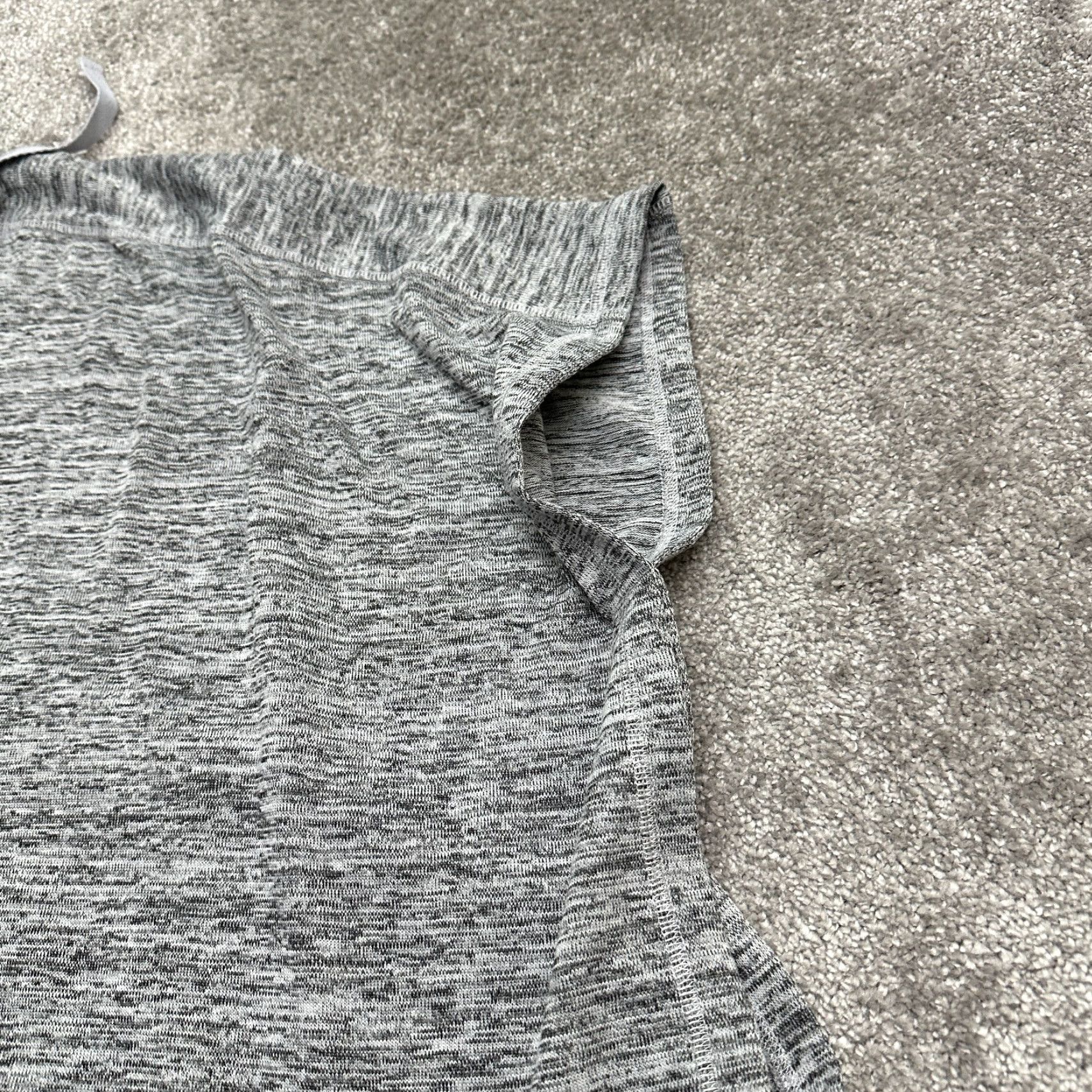 Vintage Xersion Hoodie Cape Sweater Womens M Gray Knit Kimono Sleeve 3/4 Sleeve Logo Solid Relaxed Size M / US 6-8 / IT 42-44 - 3 Thumbnail