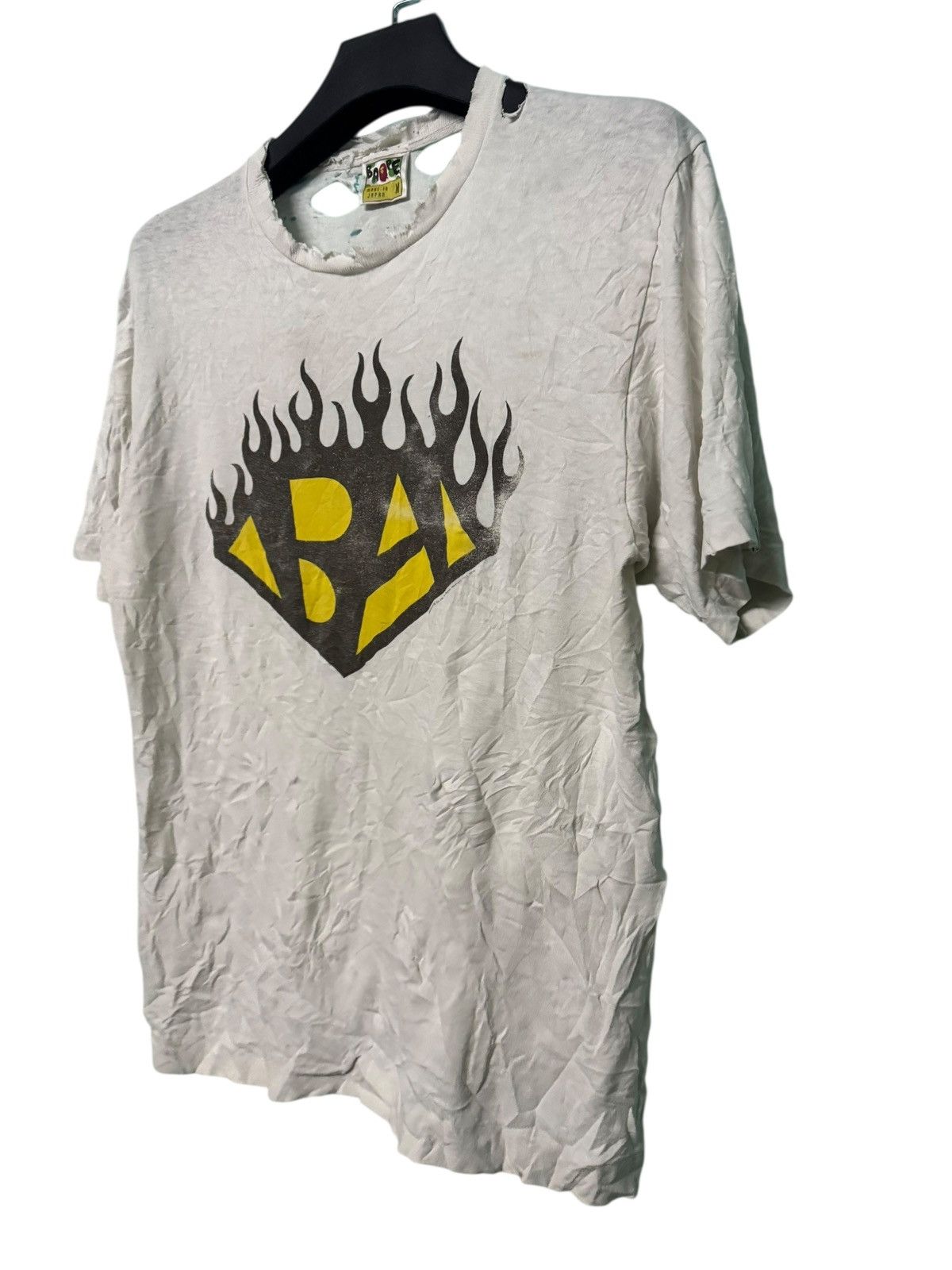 Bape BAPE FLAME DAMAGE DESTROYED L SIZE Size US M / EU 48-50 / 2 - 2 Thumbnail