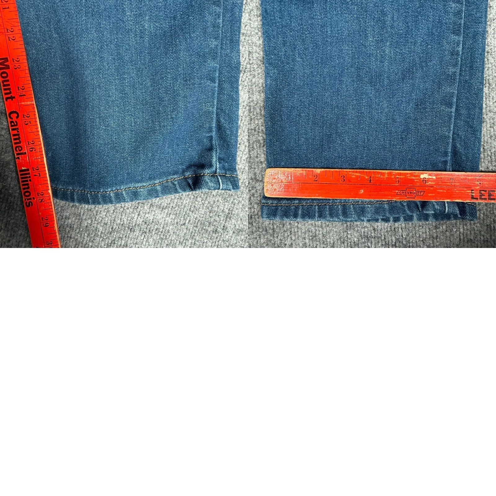Denime Levi's 514 Jeans 34x28 Inseam 28" Straight Fit Denim Pants Medium Blue Wash Mens Jeans Regular Waist 34 Size US 34 / EU 50 - 8 Thumbnail