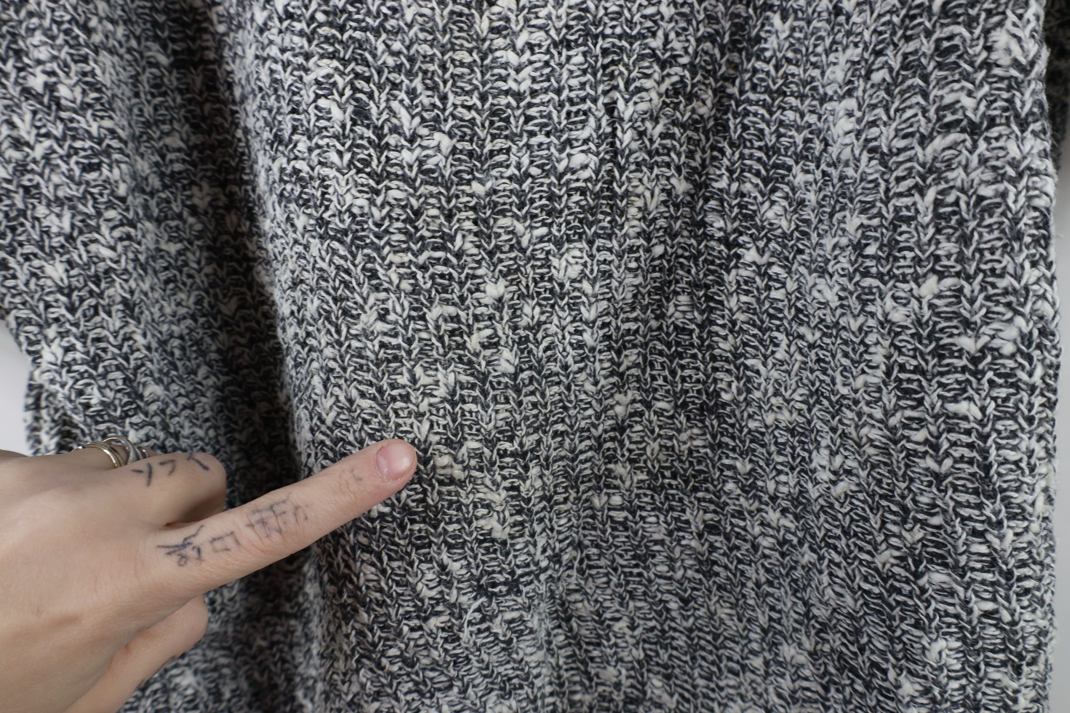 Vintage Vintage 90s Streetwear Ribbed Knit Short Sleeve Sweater Size L / US 10 / IT 46 - 4 Thumbnail