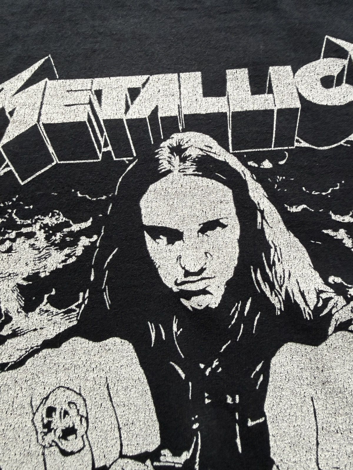 Vintage Vintage Y2K Metallica "Cliff em All" Graphic Tee Size US XL / EU 56 / 4 - 3 Thumbnail