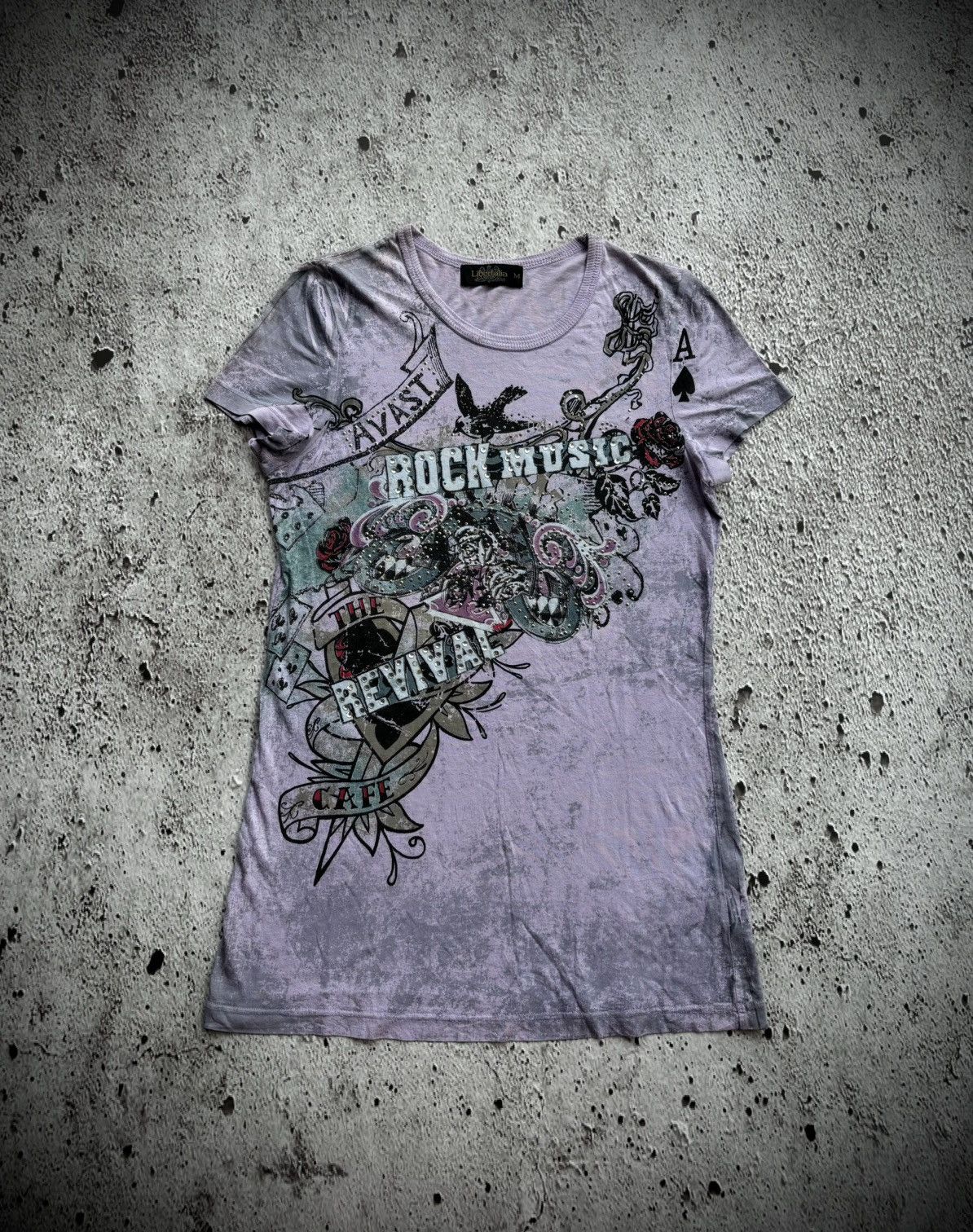 Hysteric Glamour Y2k Libertalia Women's Punk Style Tshirt Size M / US 6-8 / IT 42-44 - 1 Thumbnail