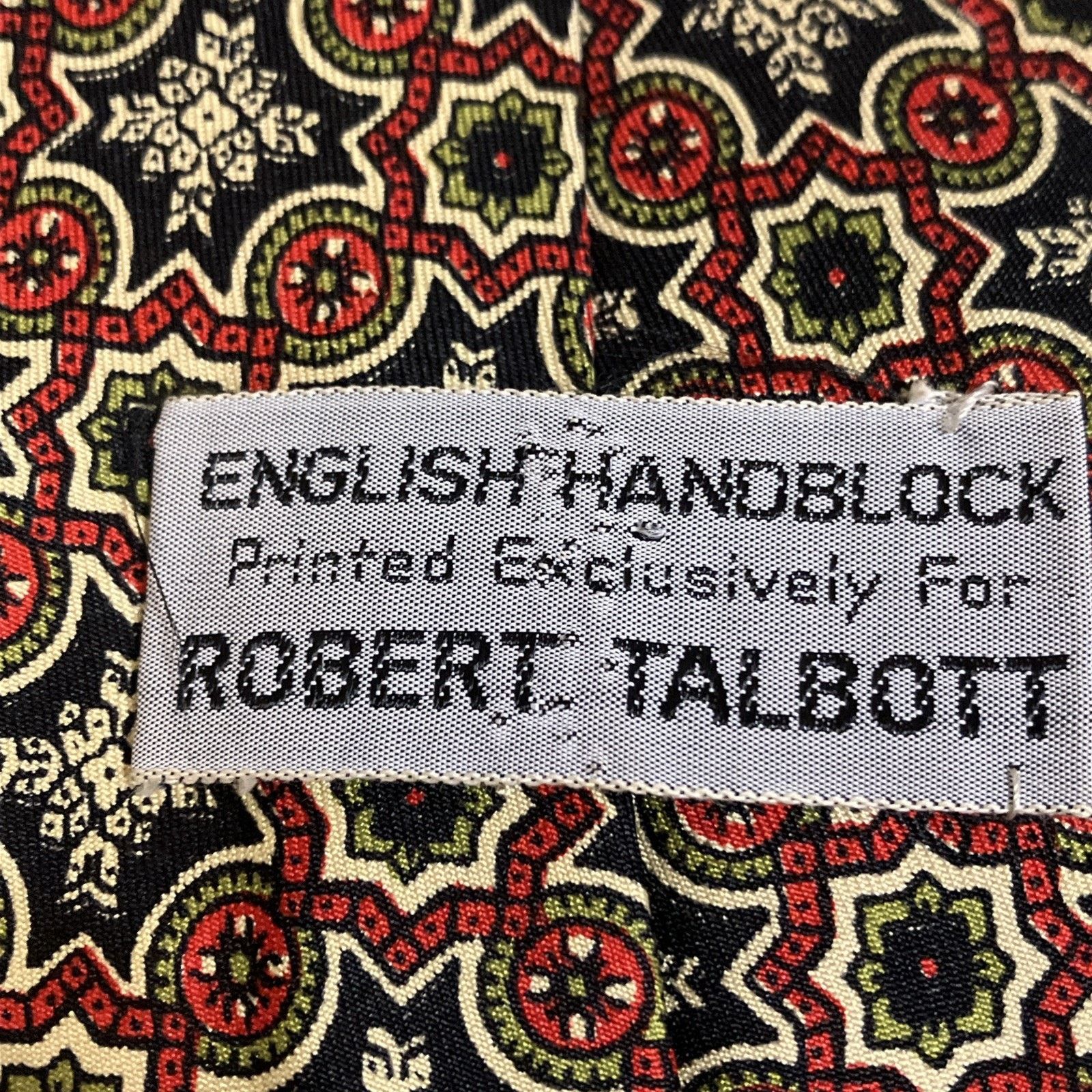 Robert Talbott ROBERT TALBOTT Men Silk Tie USA Designer Psychedelic English Size ONE SIZE - 2 Thumbnail
