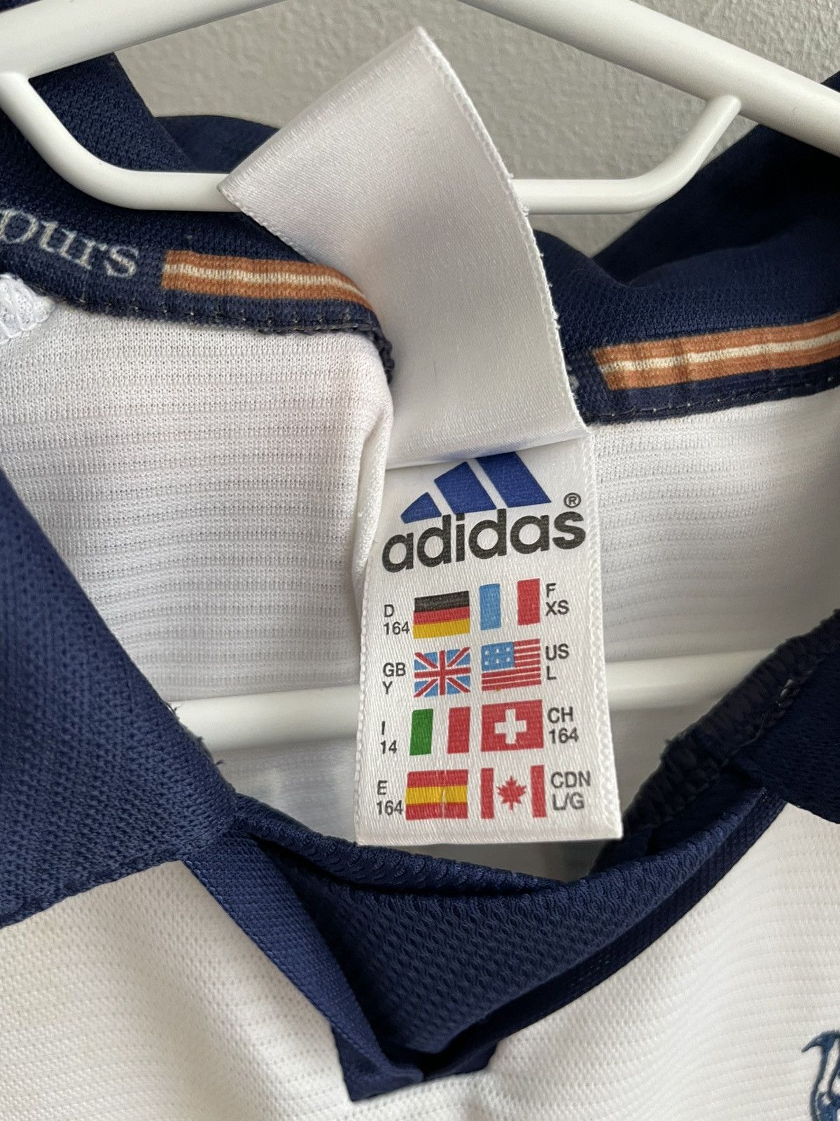 Adidas Tottenham Hotspur 1999 2000 2001 Football Shirt Socer Jersey Size US XS / EU 42 / 0 - 17 Thumbnail