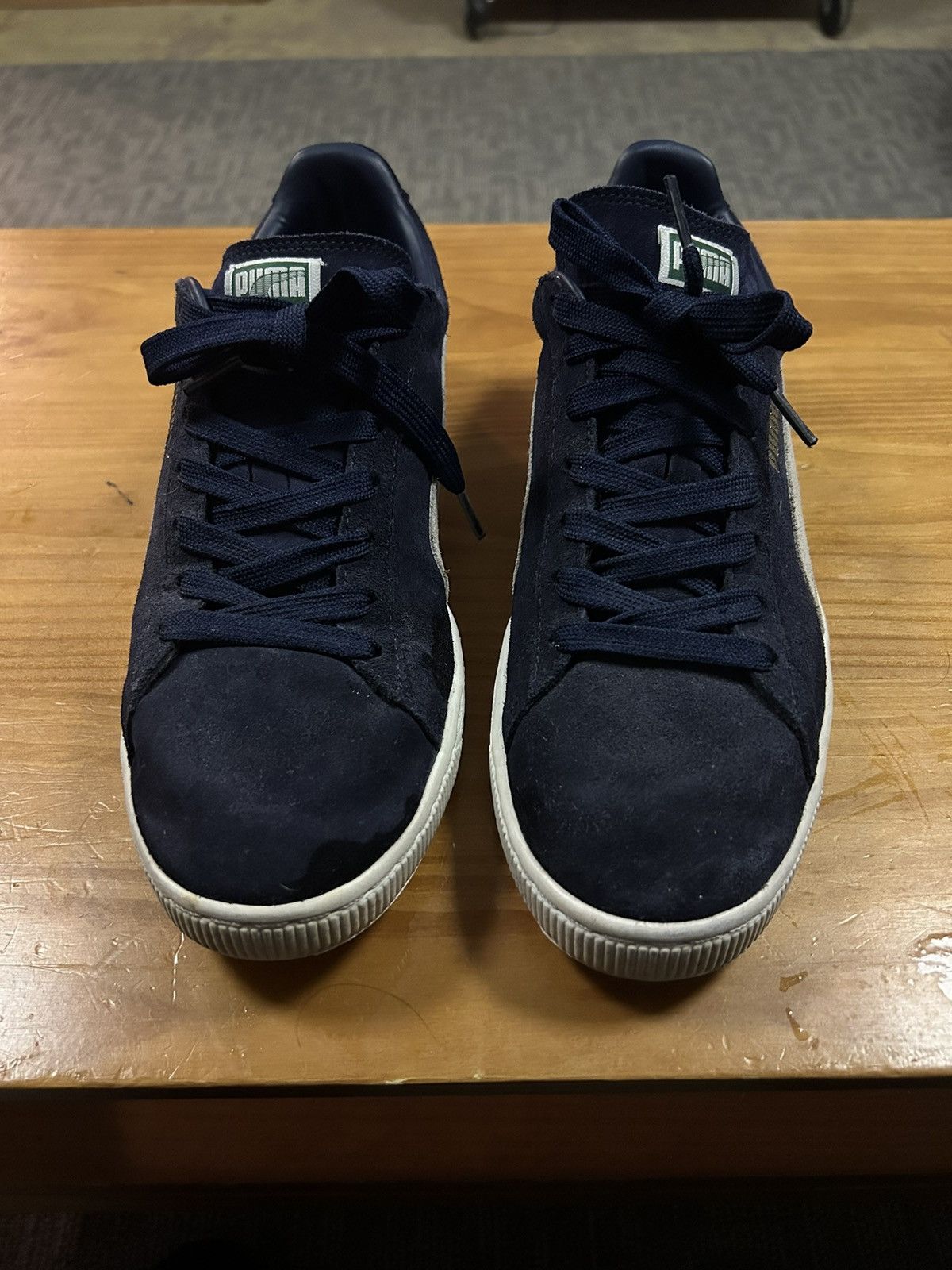 Puma Puma Suede Low - blue and white Size US 11.5 / EU 44-45 - 3 Thumbnail