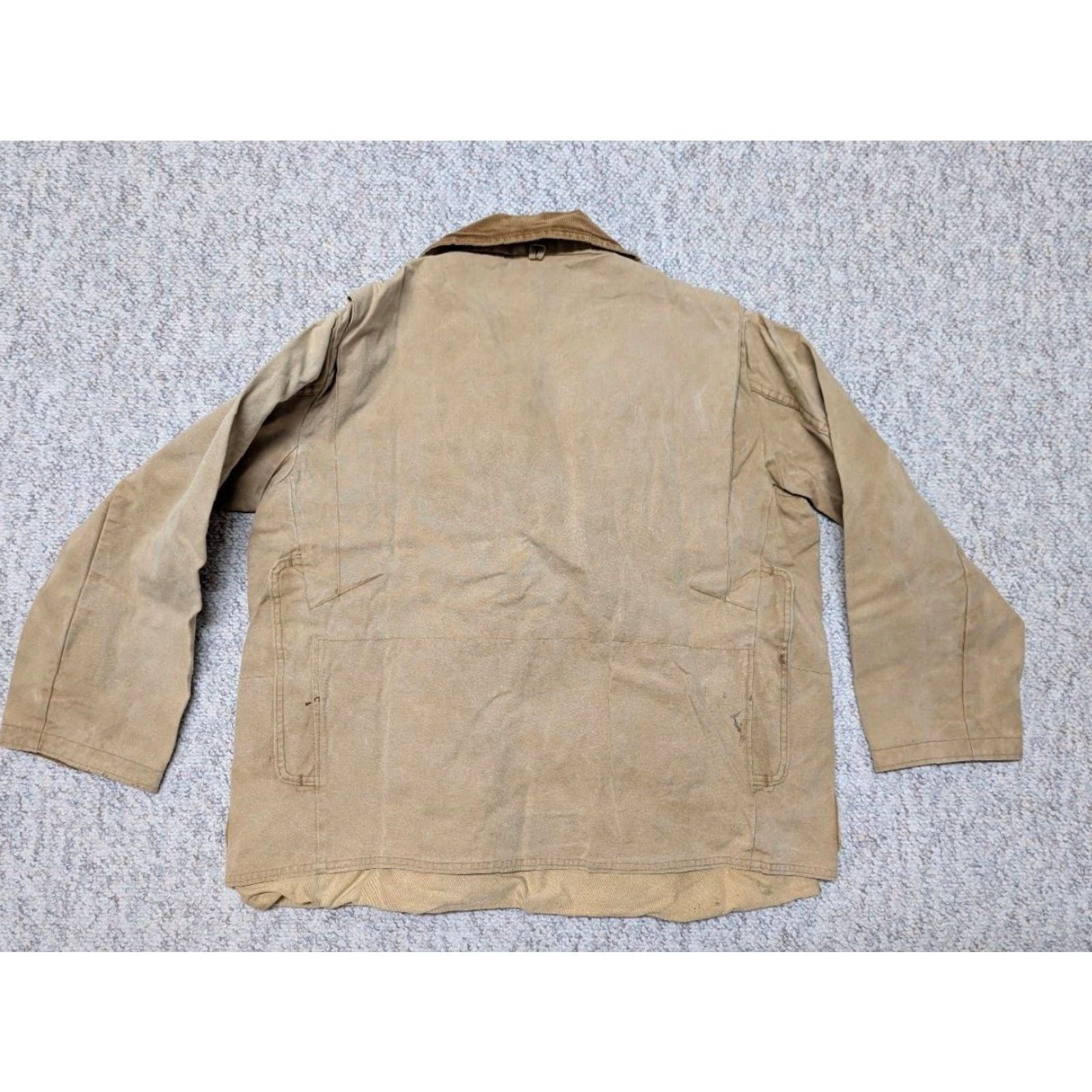 Carhartt VINTAGE hunting jacket Chief duck cotton canvas coat 38 brown Men XS Chest 38 in Short boxy fit 1960s corduroy collar jacket Men Size US S / EU 44-46 / 1 - 2 Thumbnail