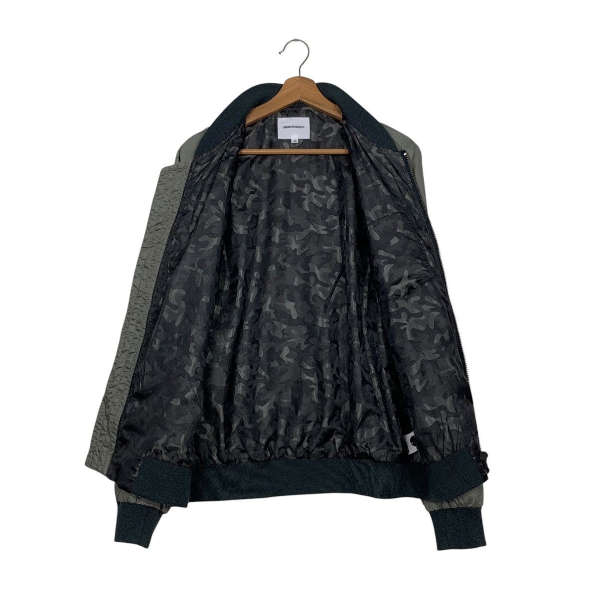 URBAN RESEARCH DOORS URBAN RESEARCH Camo Lined Bomber Jacket #2681-C120 Size US M / EU 48-50 / 2 - 11 Thumbnail
