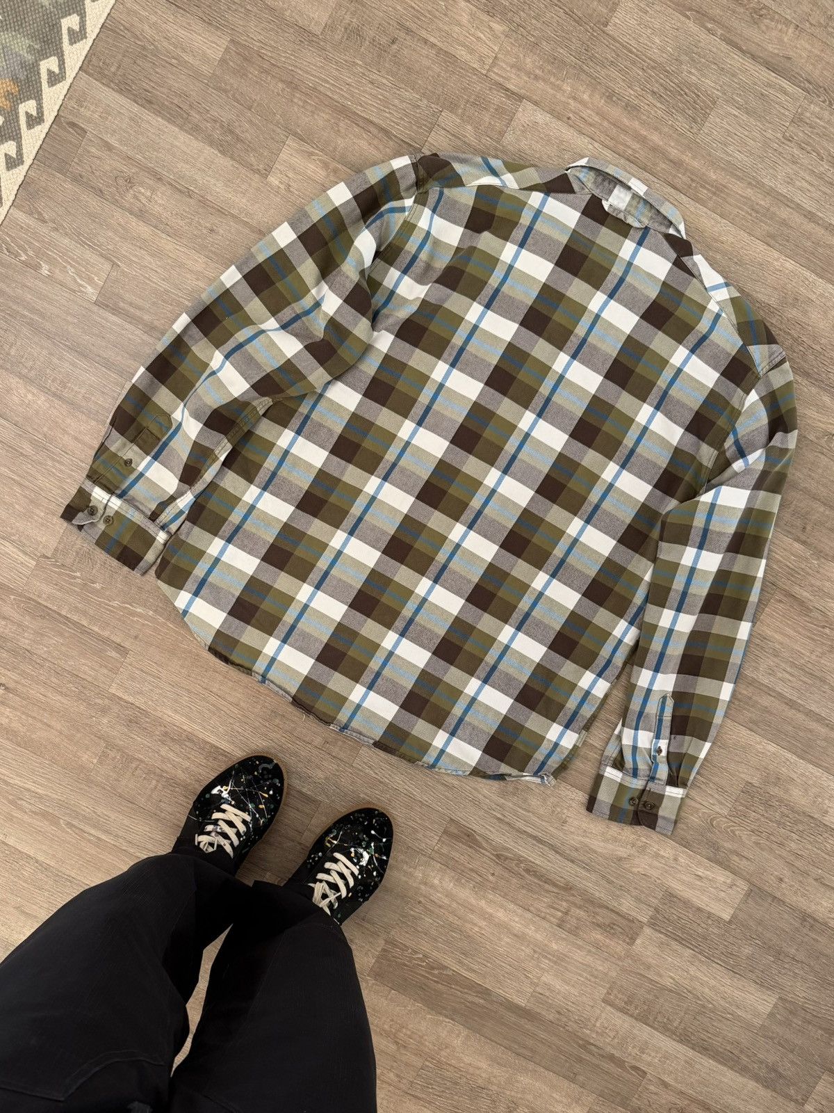 Fjallraven Fjallraven Y2K Plaid Flannel Gorpcore Outdoor Button Up Size US XL / EU 56 / 4 - 3 Thumbnail