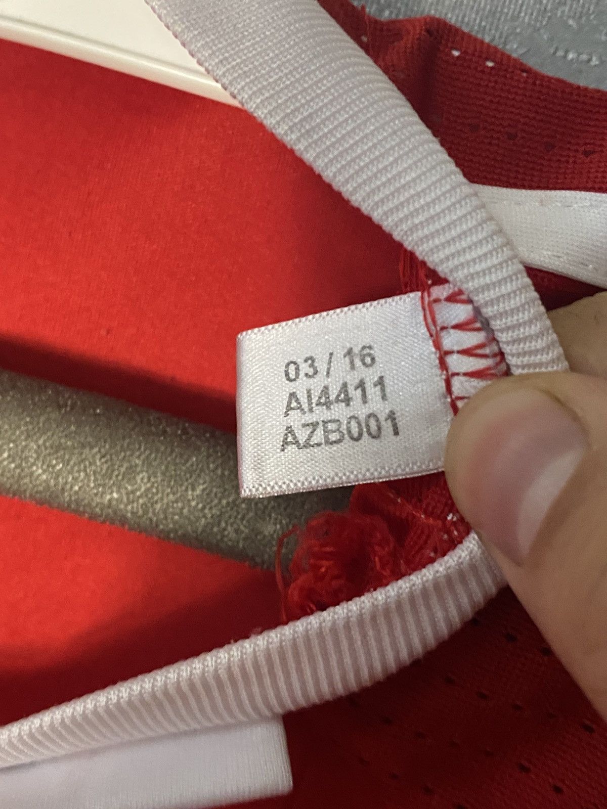 Adidas × Vintage Vintage Wales Adidas Soccer Jersey 2016 #8 King Size US L / EU 52-54 / 3 - 4 Thumbnail