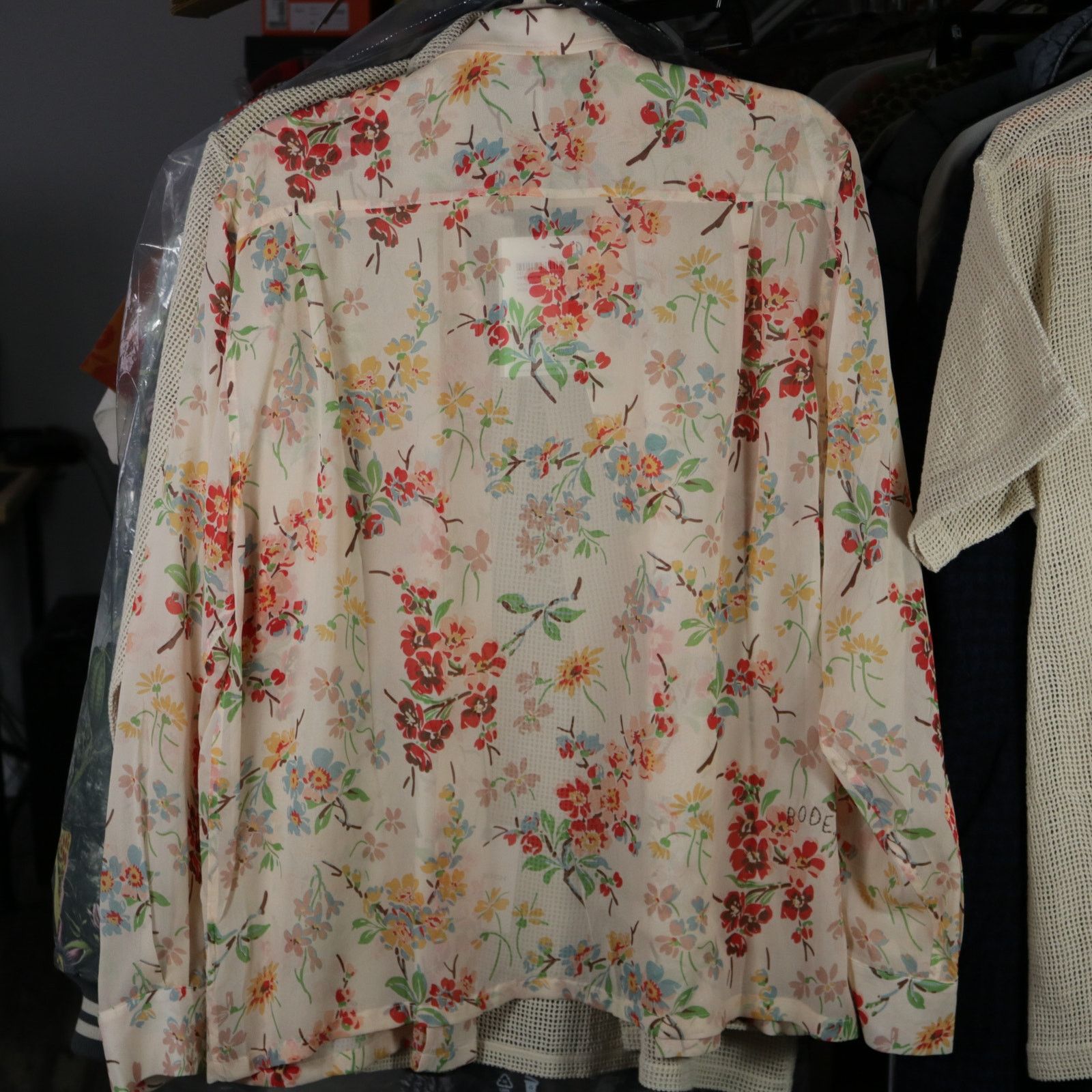 Bode Bode New York Flowering Crabapple Silk Shirt L / XL New Size US L / EU 52-54 / 3 - 6 Thumbnail