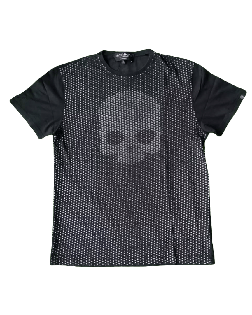 Hysteric Glamour Hydrogen Italy Skull Stars Graphic Black Tees Size US M / EU 48-50 / 2 - 1 Thumbnail