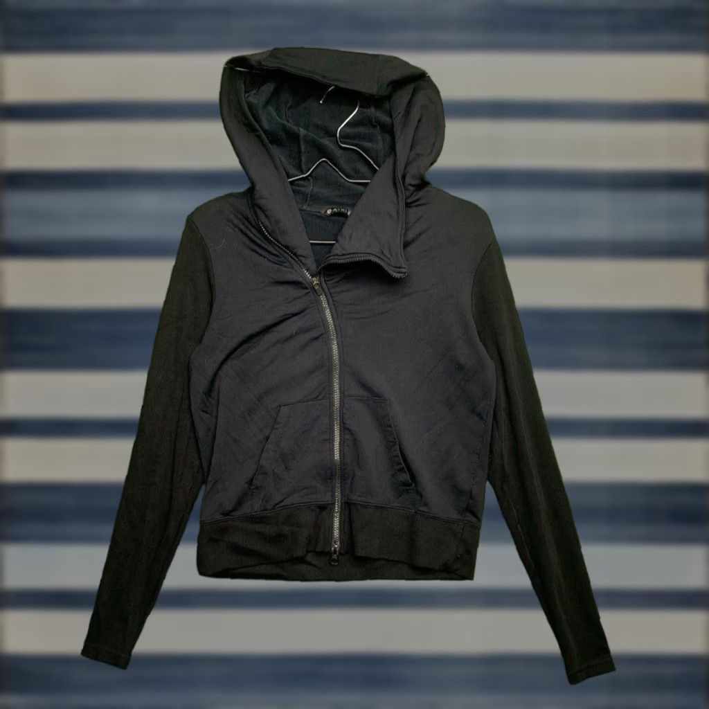Athleta Athleta Hoodie Womens Small Black Malabar Moto Zip Activewear Jacket Size S / US 4 / IT 40 - 1 Thumbnail