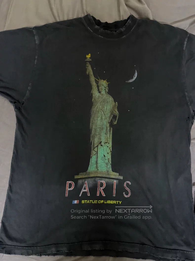 Balenciaga Balenciaga Statue of Liberty destruction short-sleeve Size US XS / EU 42 / 0 - 1 Thumbnail