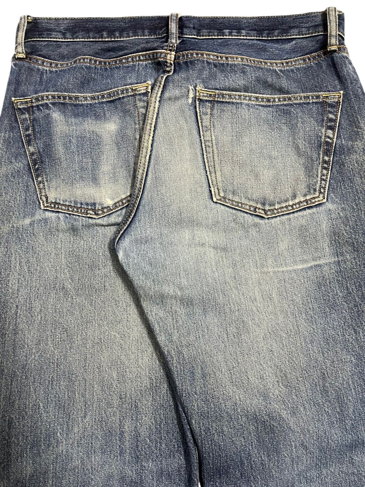Uniqlo Vintage Japanese Uniqlo Blue Mud Wash Style Loose Jeans Size US 34 / EU 50 - 6 Thumbnail