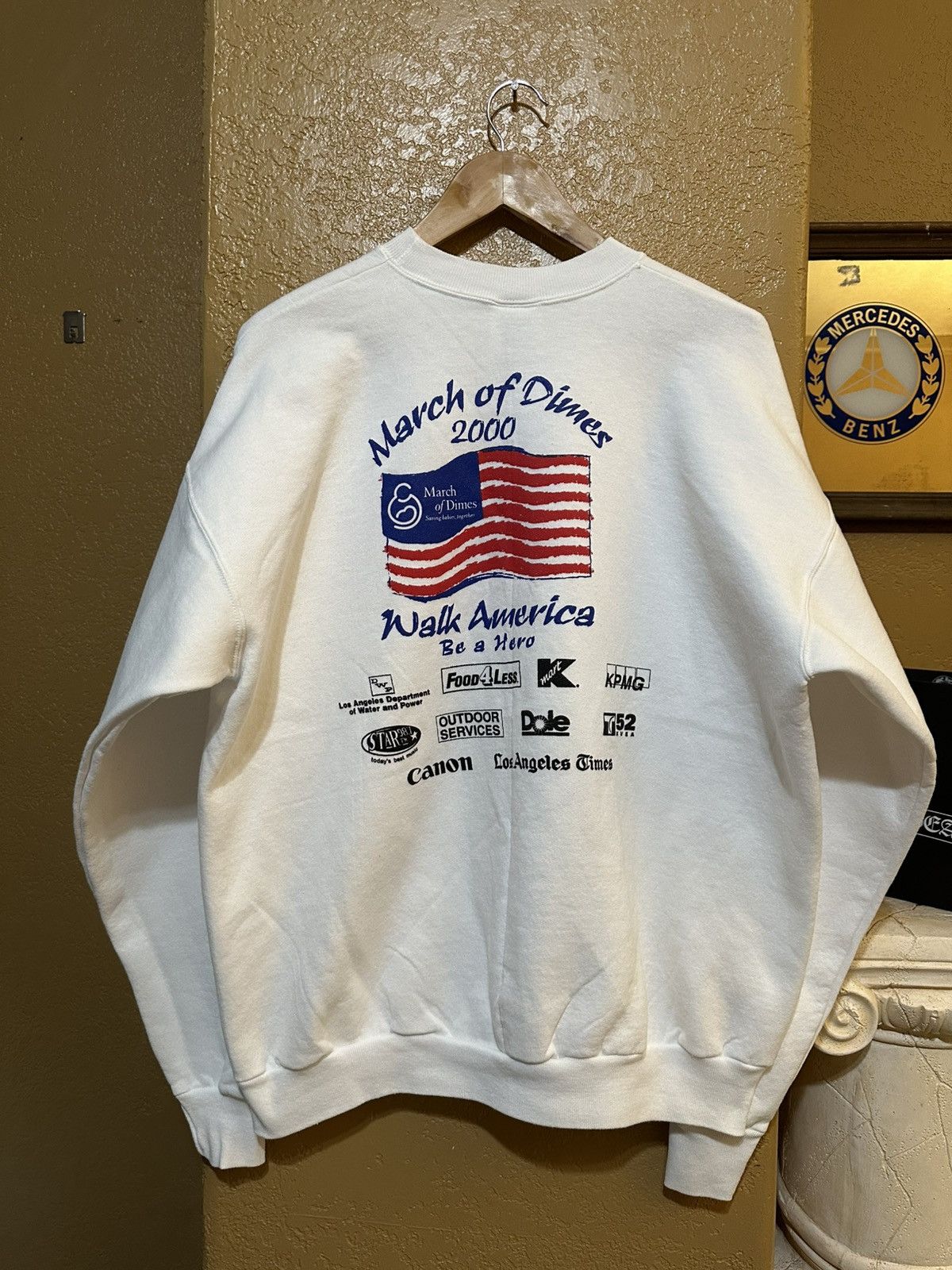 Vintage 🇺🇸 Vintage March of Dimes Walk Sweatshirt XL Size US XL / EU 56 / 4 - 1 Thumbnail
