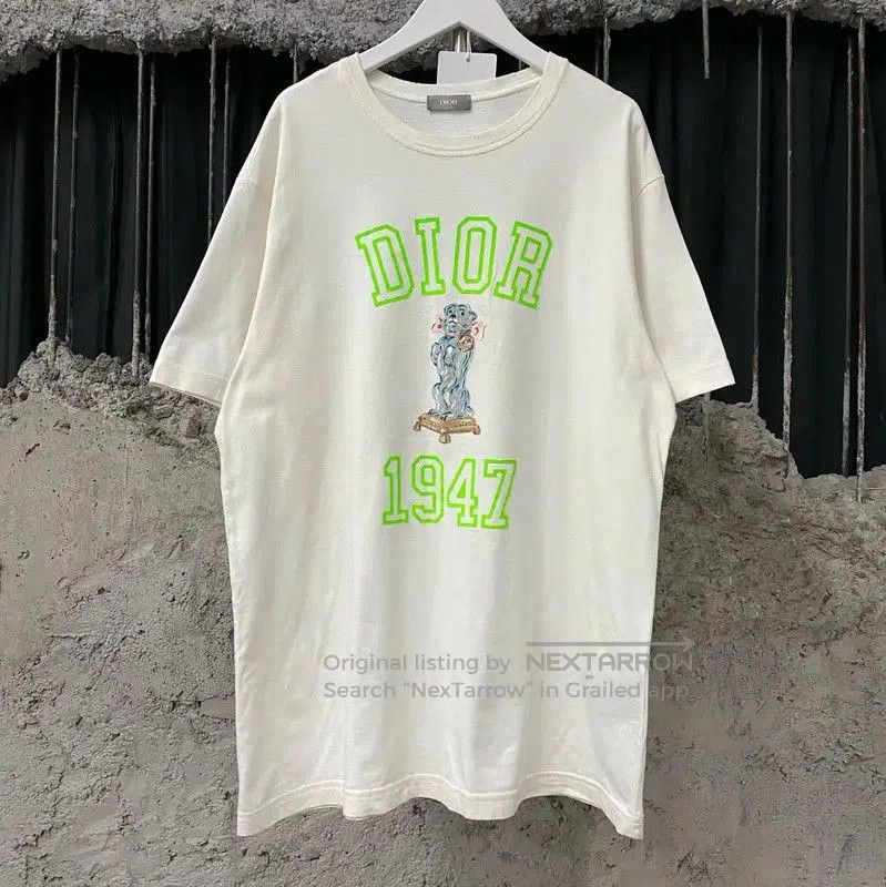 Dior Dior Summer White Cotton Short Sleeve T-Shirt . Size US S / EU 44-46 / 1 - 1 Thumbnail