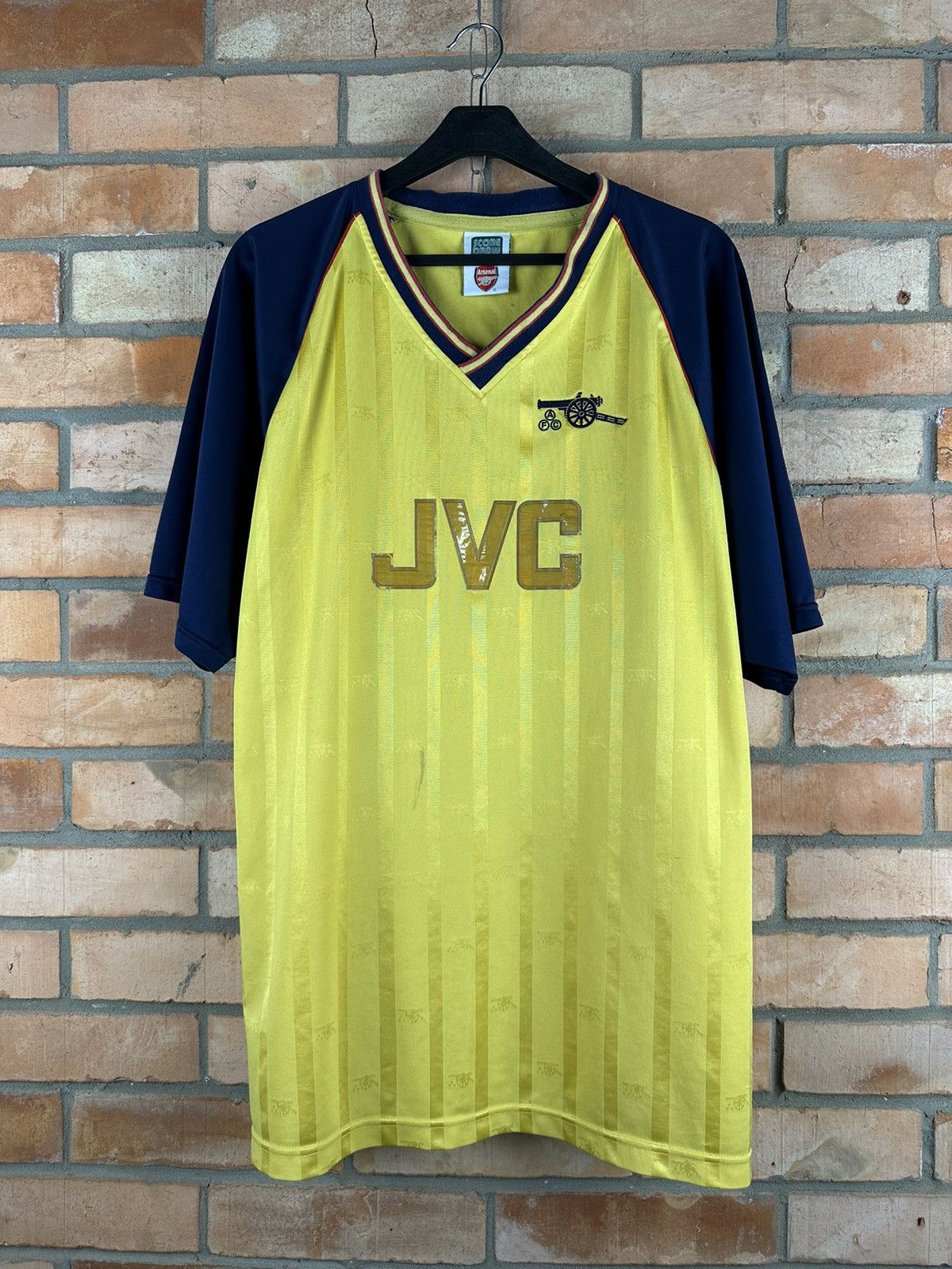 Vintage Arsenal Score Draw JVC Jersey