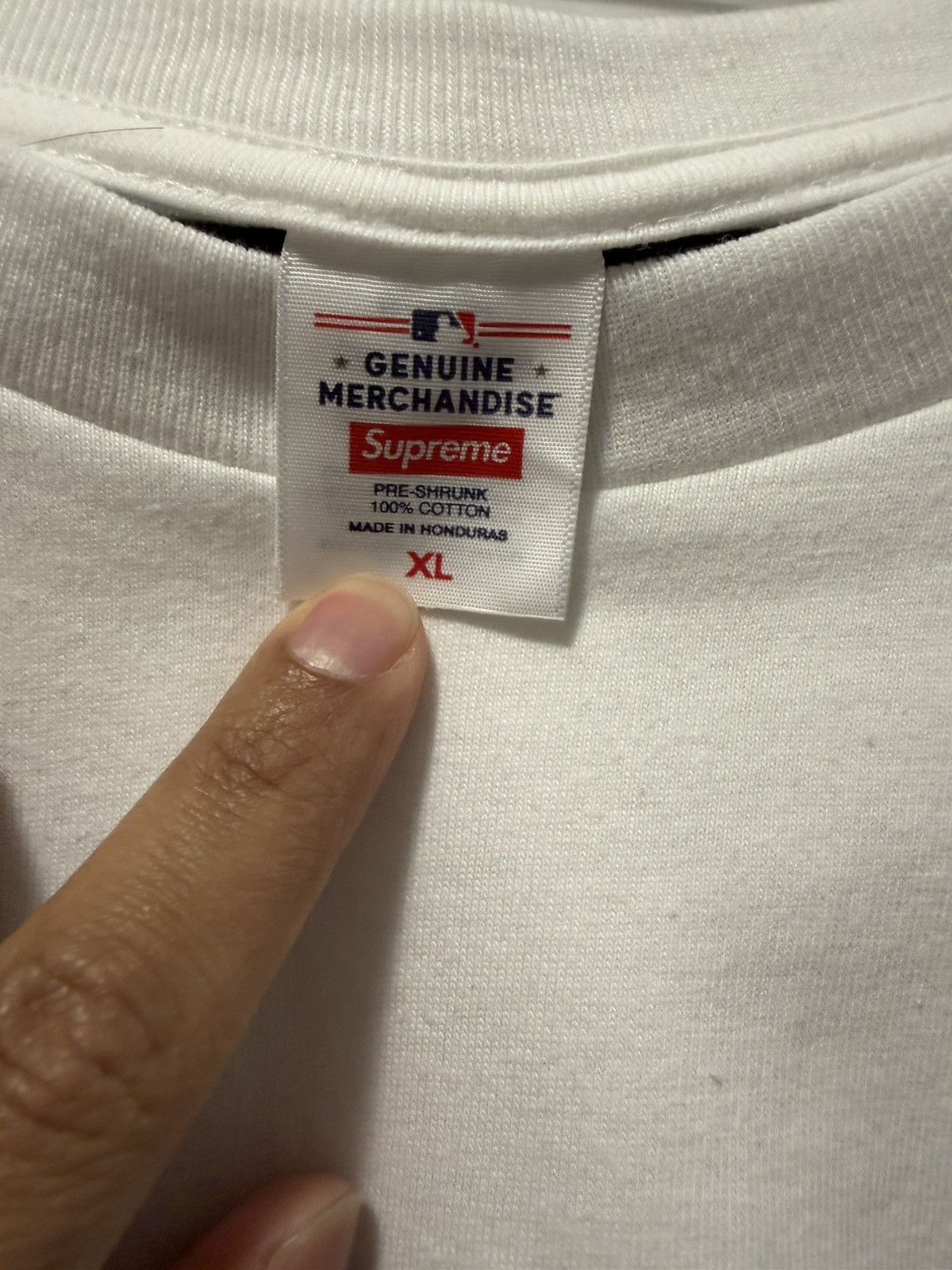 Supreme Supreme MLB Teams NY Tee Size US XL / EU 56 / 4 - 6 Thumbnail
