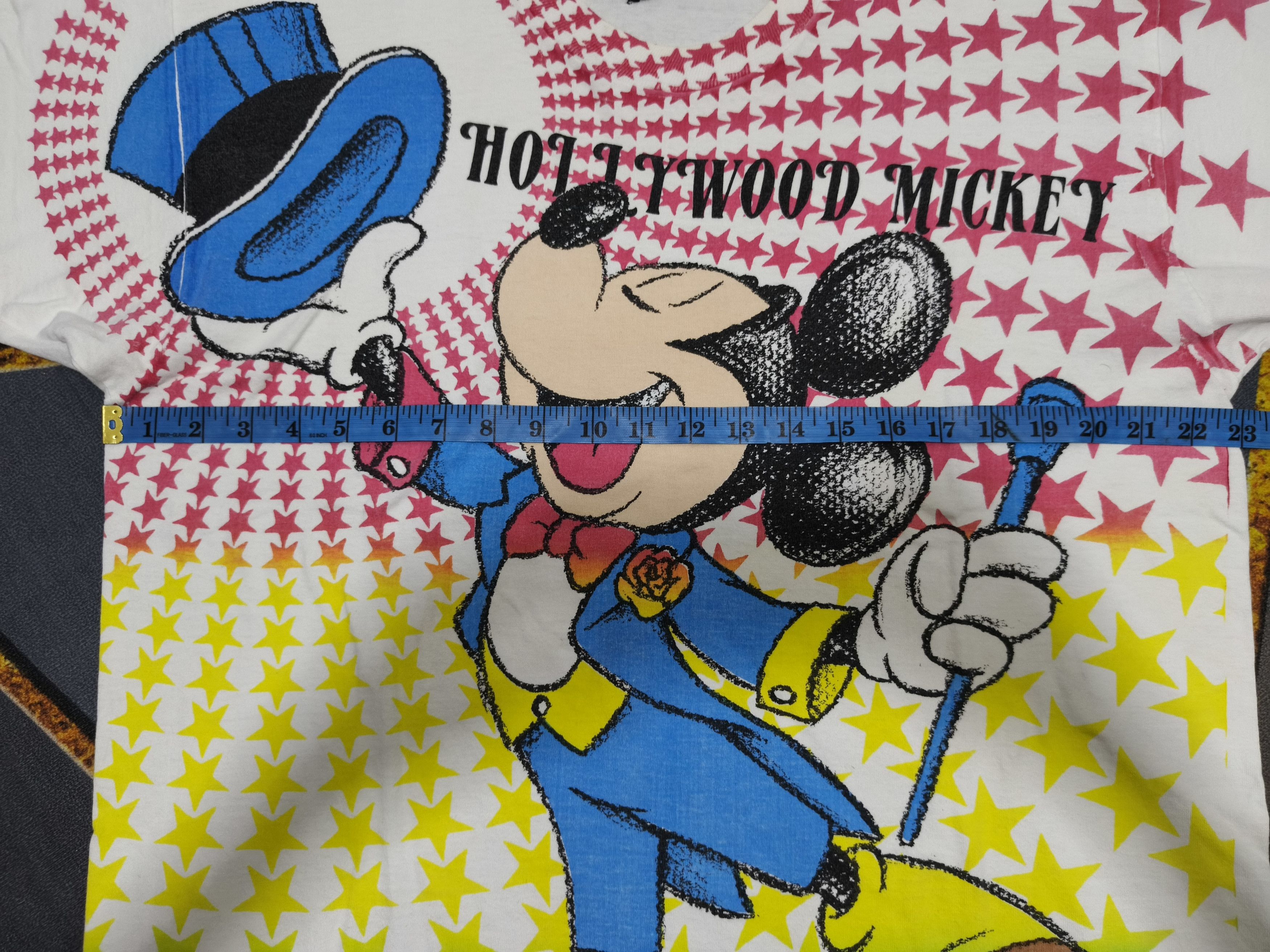 Disney Vintage 90s Disney “Hollywood Mickey” All Over Print T-Shirt Size US XL / EU 56 / 4 - 10 Thumbnail