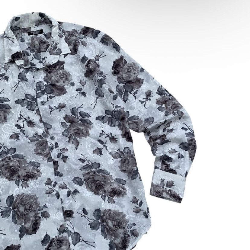 Tornado Mart VINTAGE 90s TORNADO MART SILK PAISLEY ROSE RETRO STYLE Size US M / EU 48-50 / 2 - 5 Thumbnail