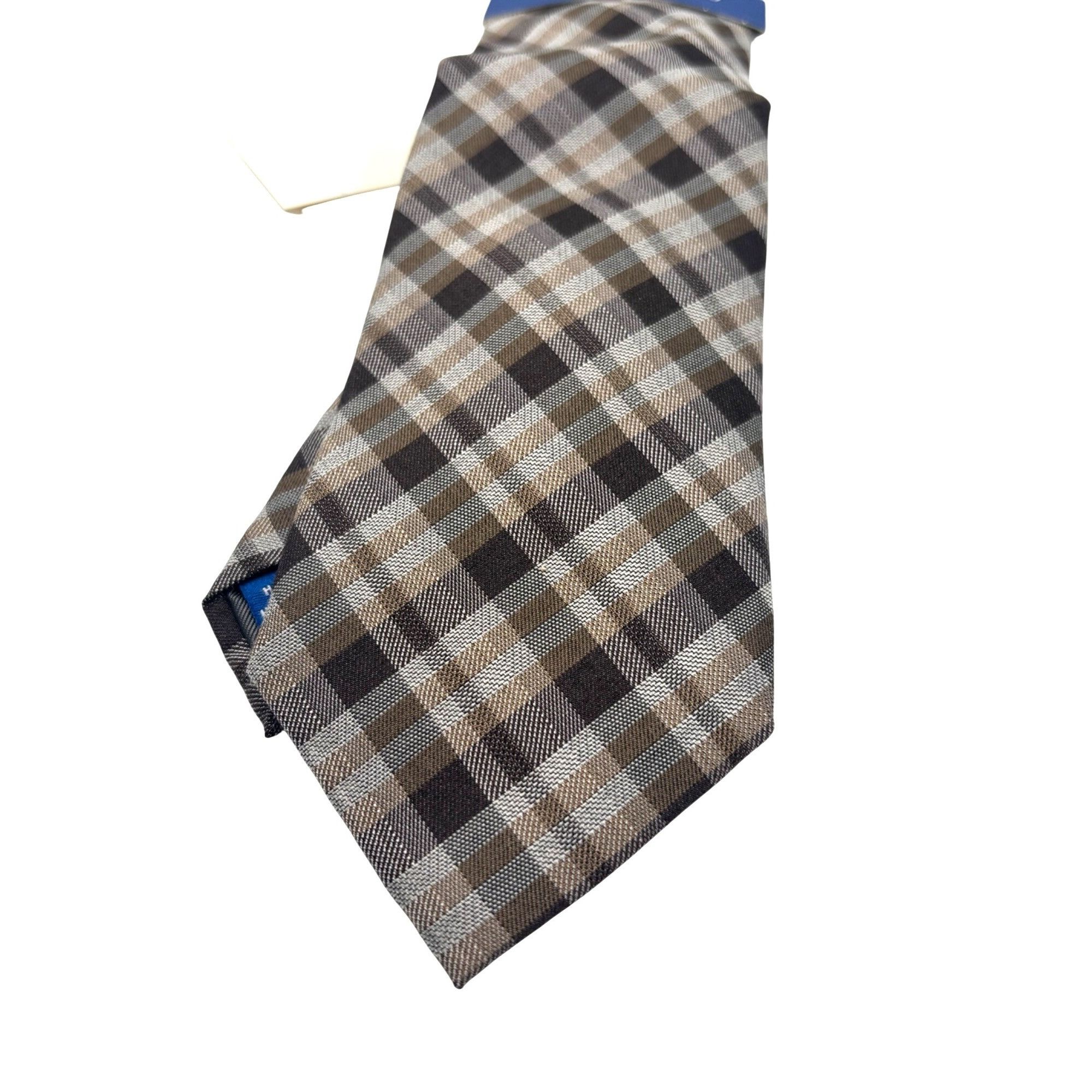 Vince Camuto Vince Camuto Nico Plaid Wool Blend Necktie, OS Size ONE SIZE - 6 Thumbnail