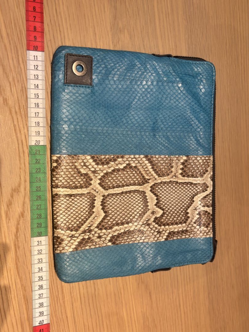 Lanvin Lanvin Python and Snakeskin Large Pouch Size ONE SIZE - 2 Thumbnail