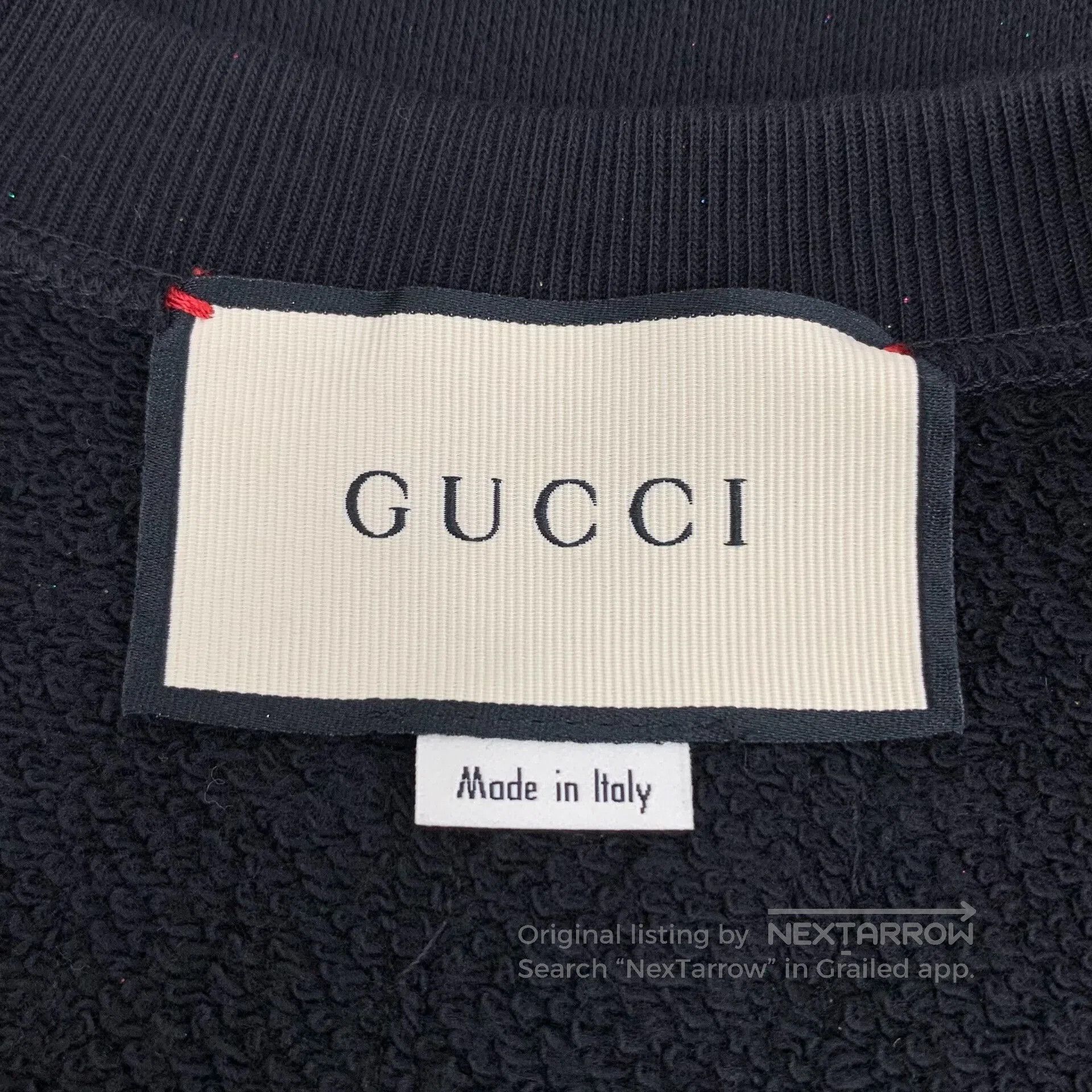 Gucci Gucci Black Cat Sequin Cotton Sweatshirt. Size S / US 4 / IT 40 - 5 Thumbnail