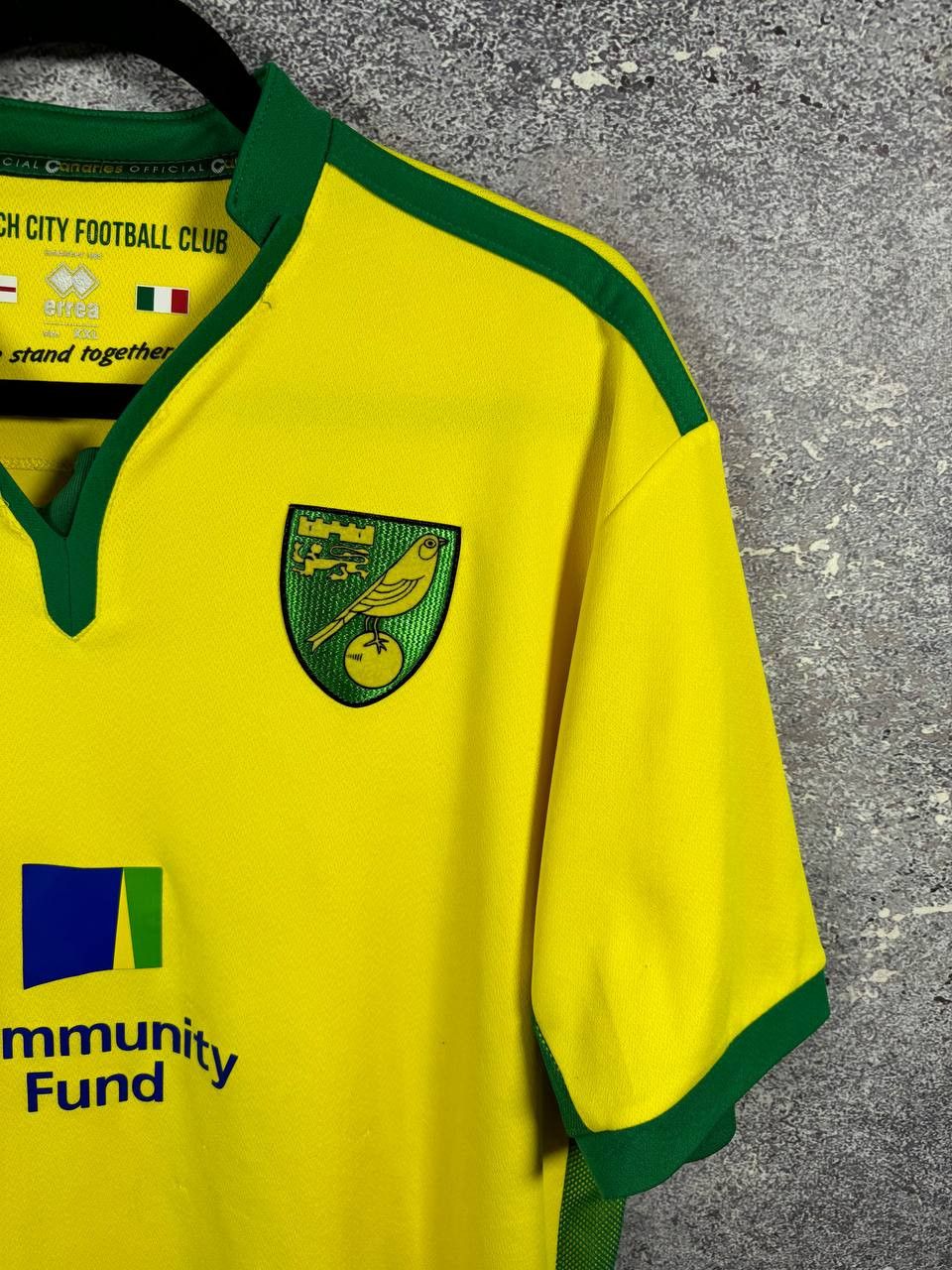 Errea × Vintage Vintage Norwich City 2016/17 Errea Soccer Jersey Size US XXL / EU 58 / 5 - 7 Thumbnail
