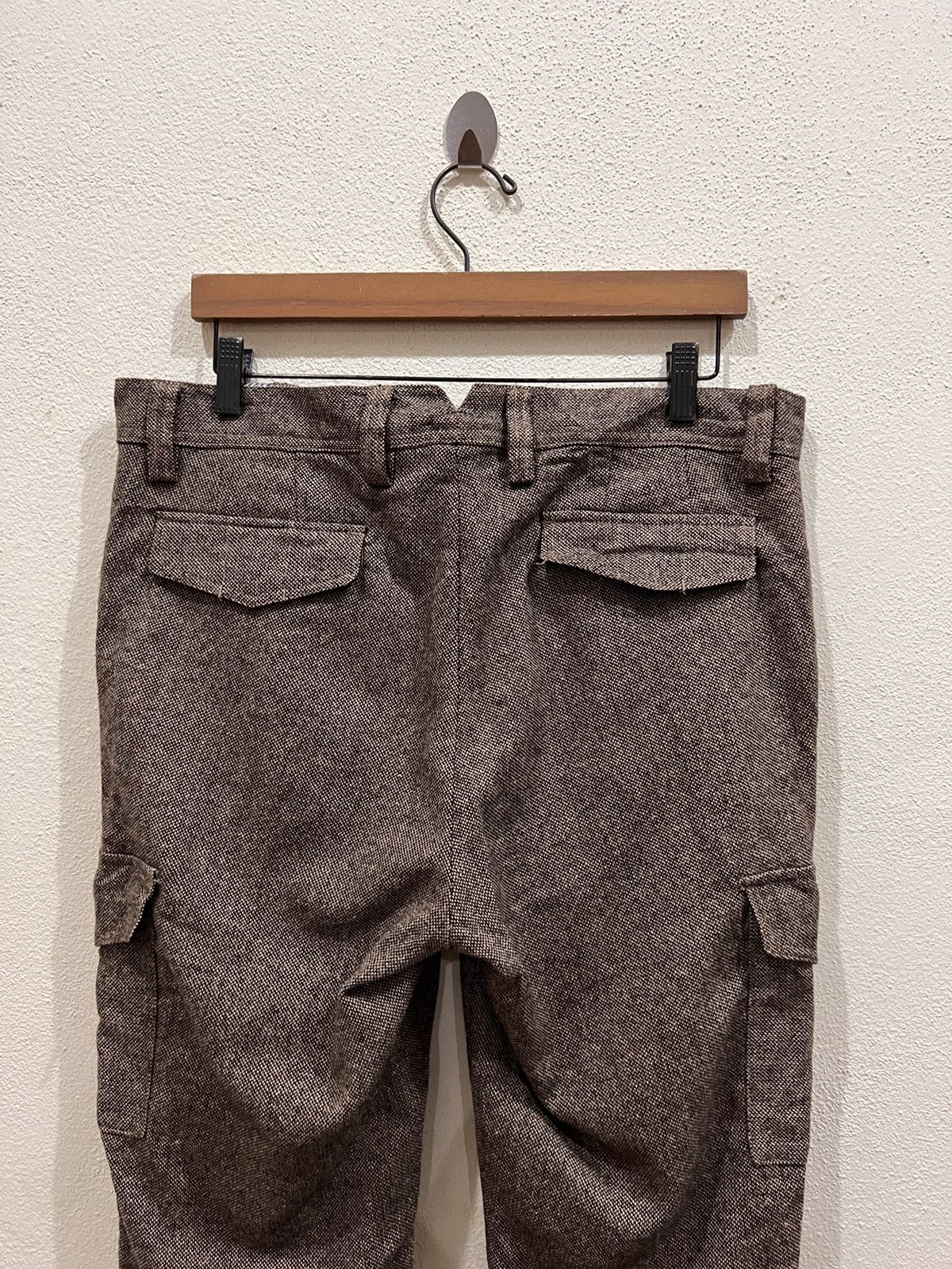 Global Work Japanese Brand Global Work Cargo Wool Pant Size US 35 - 6 Thumbnail
