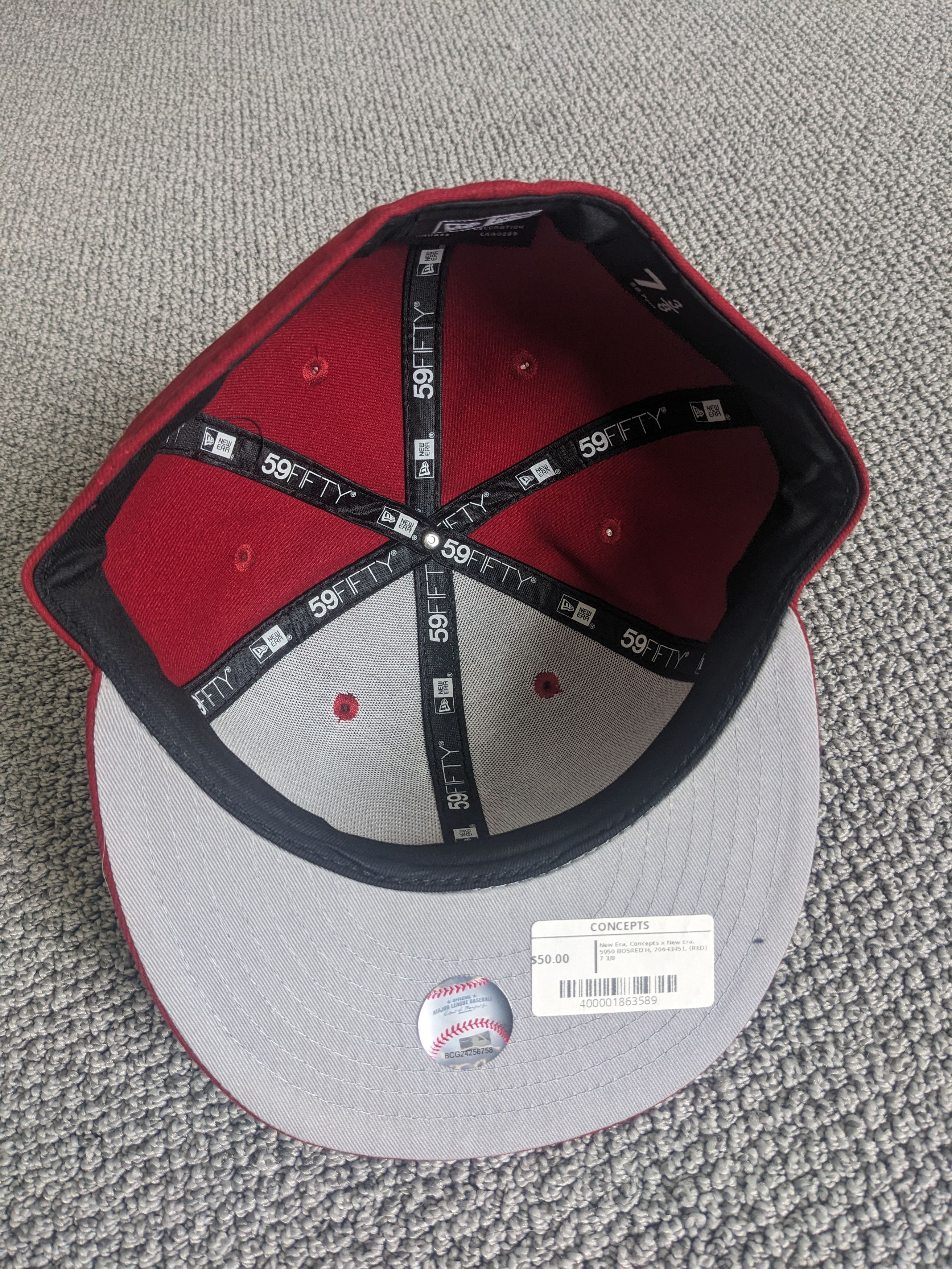 CNCPTS × New Era New Era x Concepts - Boston Red Sox 59Fifty Hat Size 7 3/8th Size ONE SIZE - 3 Thumbnail