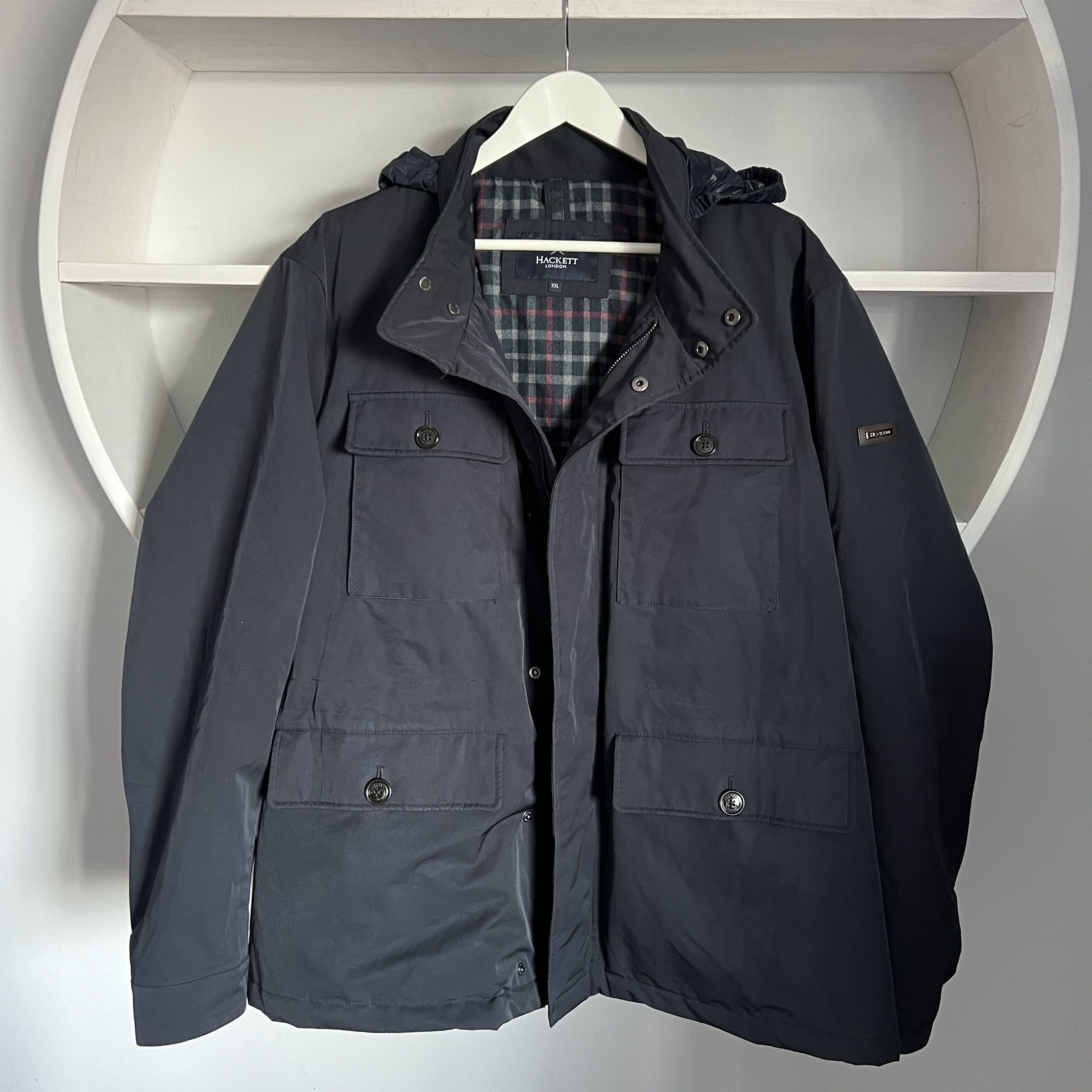 Men's HACKETT BRADBURY FIELD Navy Jacket