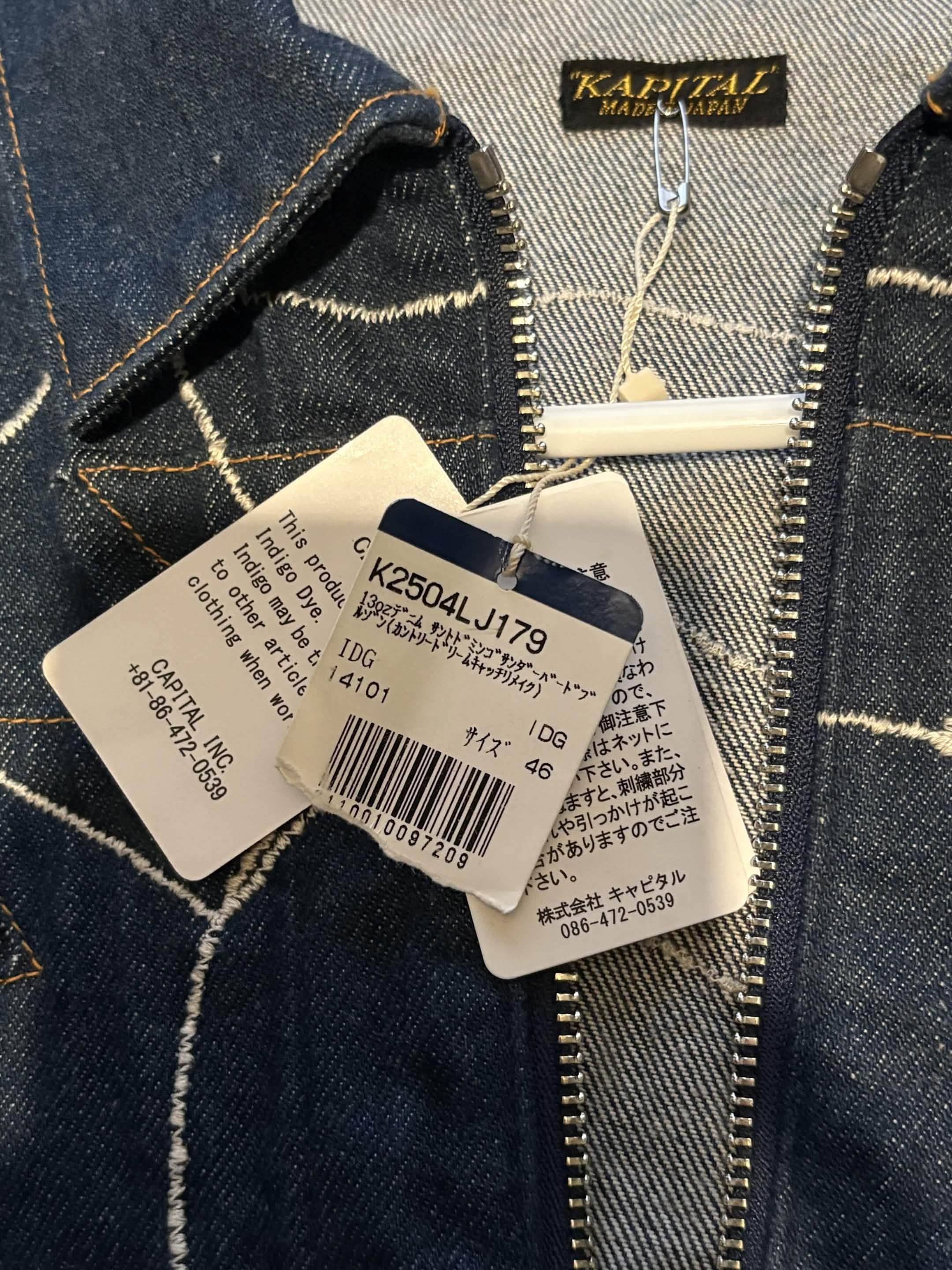 Kapital Kapital - 13Oz Denim Thunderbird Blouson Size US M / EU 48-50 / 2 - 8 Thumbnail