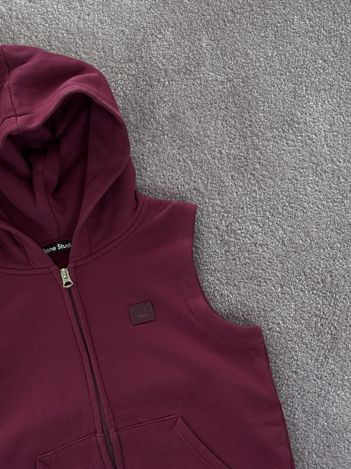 Acne Studios Acne Studios 00s Glam Sleeveless zip up hoodie Size S / US 4 / IT 40 - 5 Thumbnail