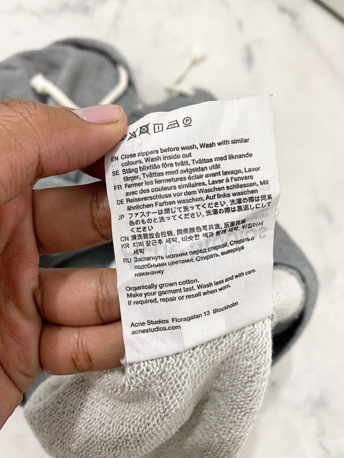 Acne Studios SS21 Acne Studios Justin Zip-Up Hoodie Size US XS / EU 42 / 0 - 7 Thumbnail