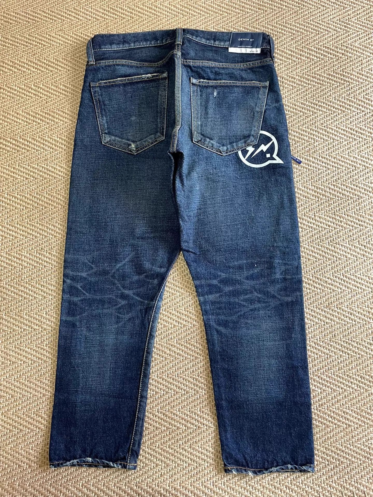 Vanquish VANQUISH & FRAGMENT Lightning Ankle Jeans Distressed W30 New Size US 30 / EU 46 - 2 Thumbnail