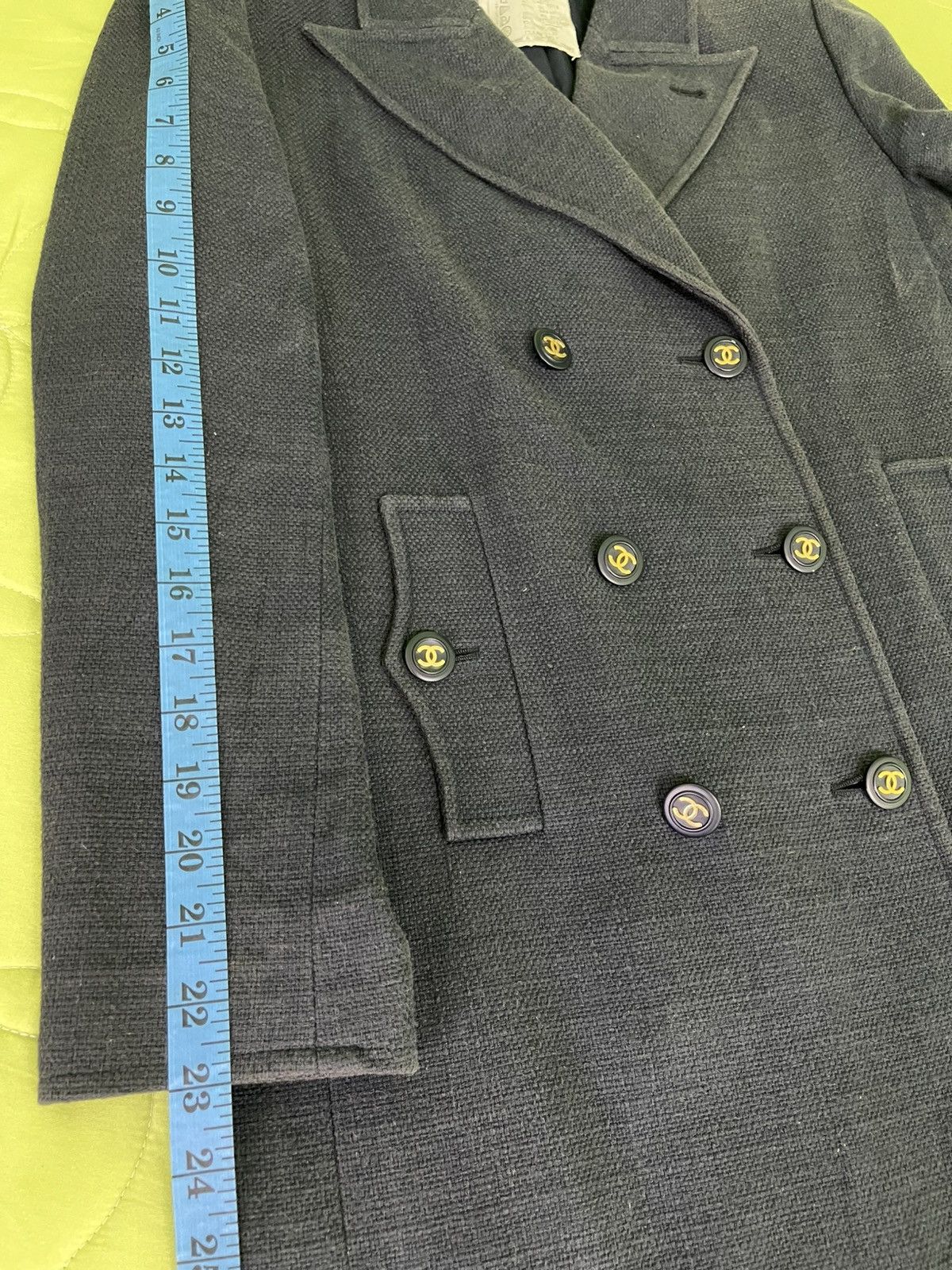 Chanel Vintage 1990's Chanel Double Breasted Jacket Rare Size XS / US 0-2 / IT 36-38 - 17 Thumbnail
