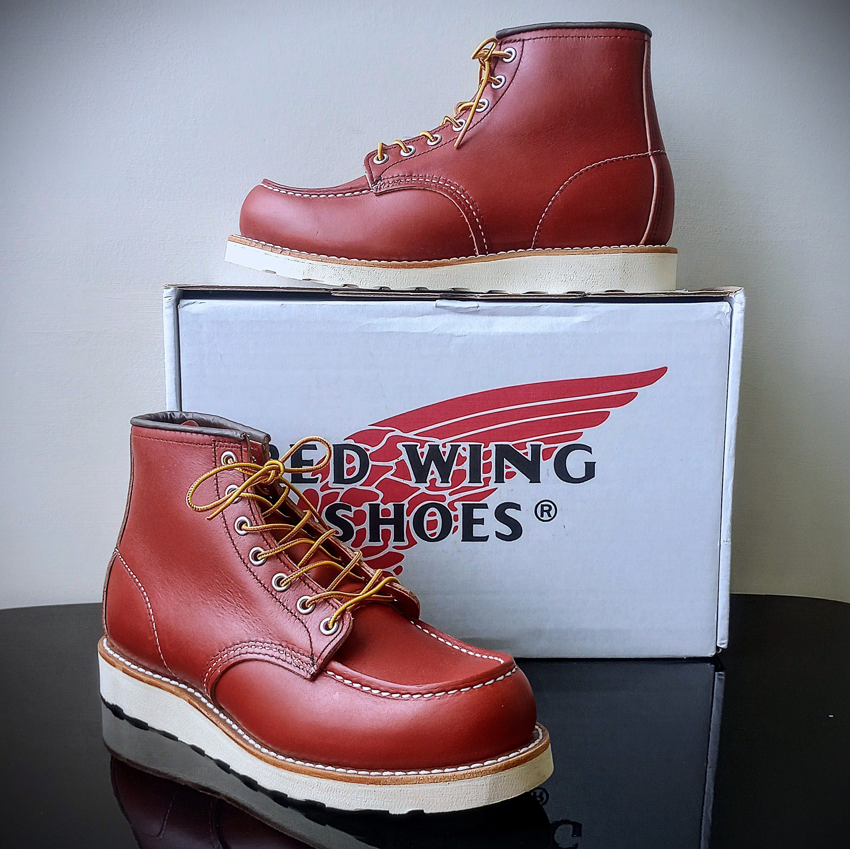 Red Wing Red Wing Heritage Men Classic Moc in Oro Russet-Made in USA Size US 8 / EU 41 - 3 Thumbnail
